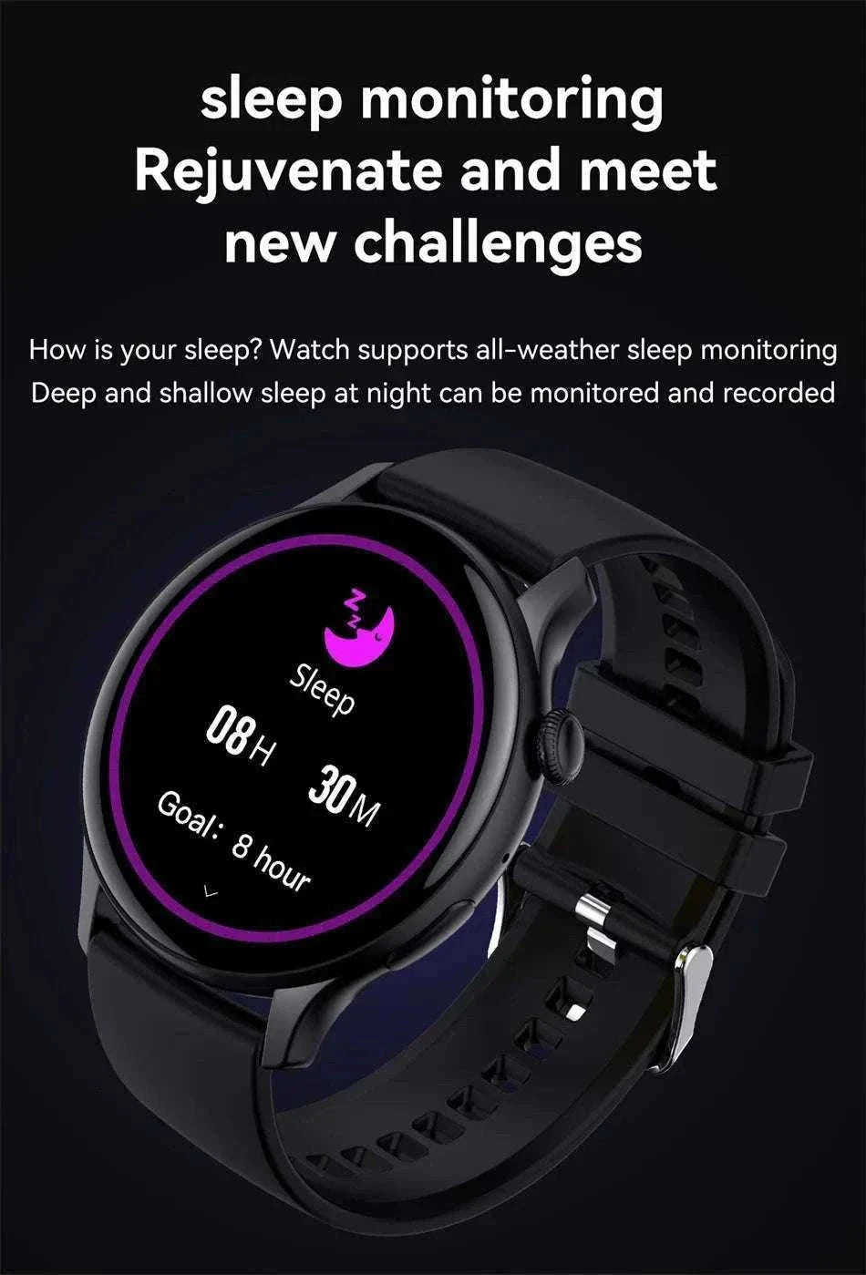 AMOLED Smart Watch with Bluetooth Calling & Fitness Tracking-Gold / Original AMOLED / China Mainland