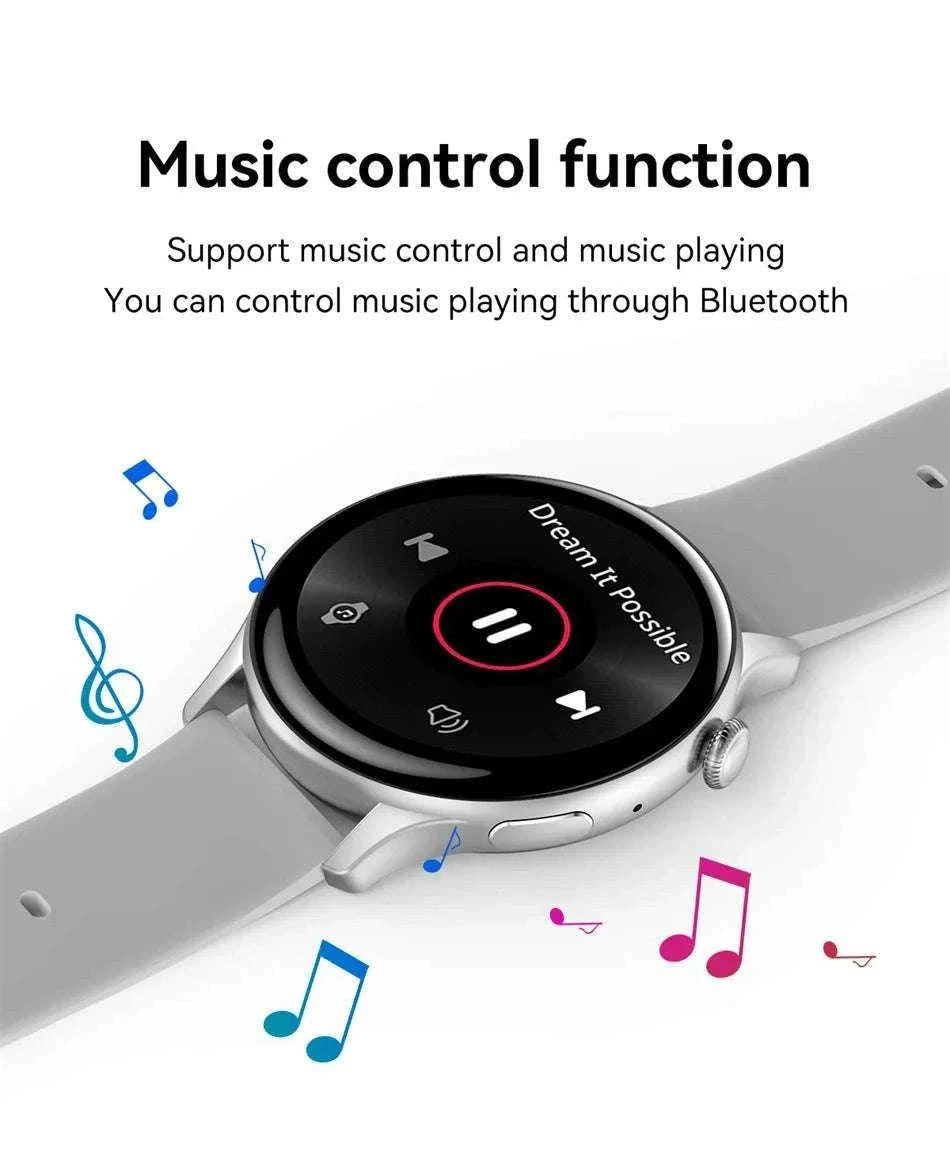AMOLED Smart Watch with Bluetooth Calling & Fitness Tracking-Gold / Original AMOLED / China Mainland