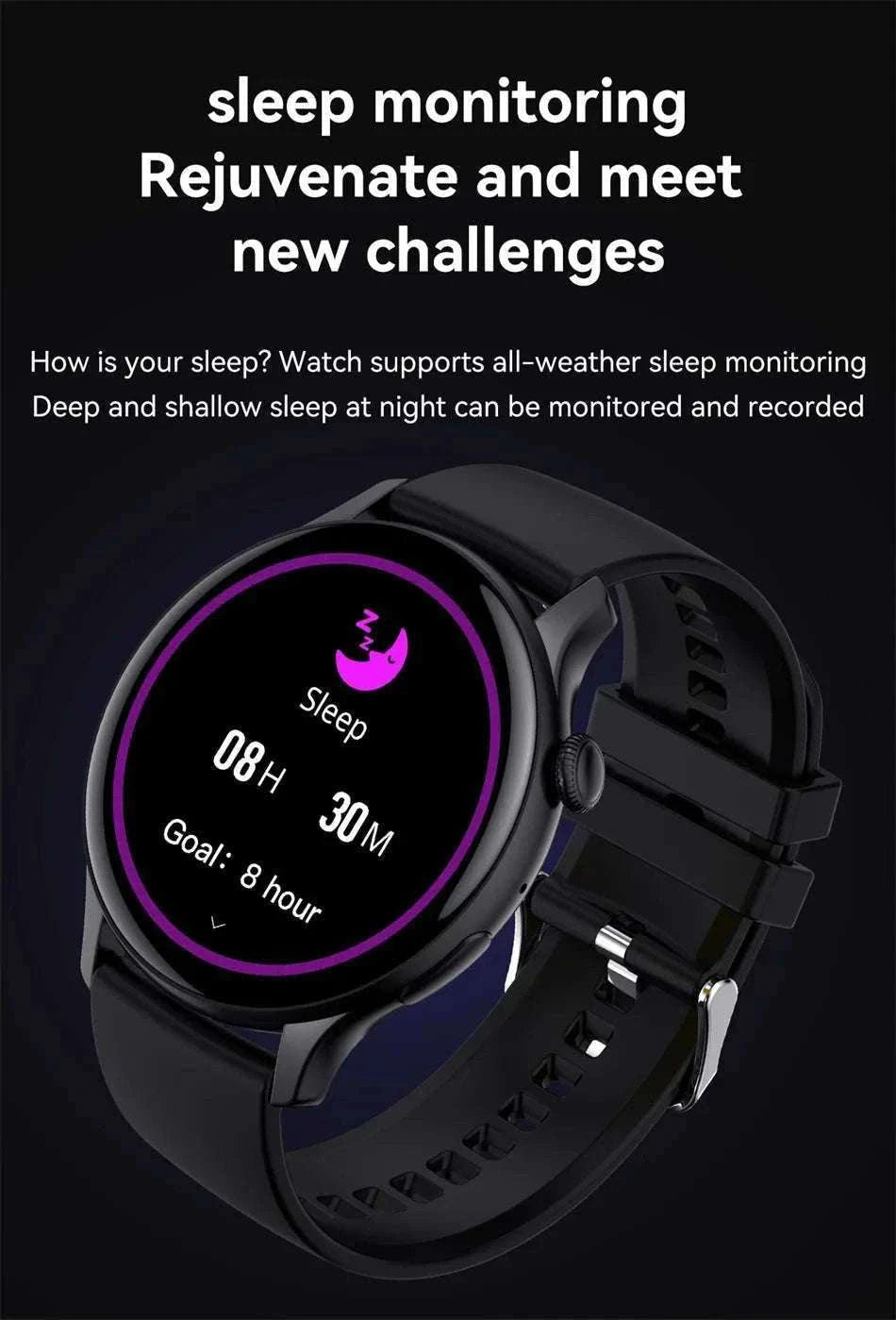 AMOLED Smart Watch with Bluetooth Calling & Fitness Tracking-Gold / Original AMOLED / China Mainland