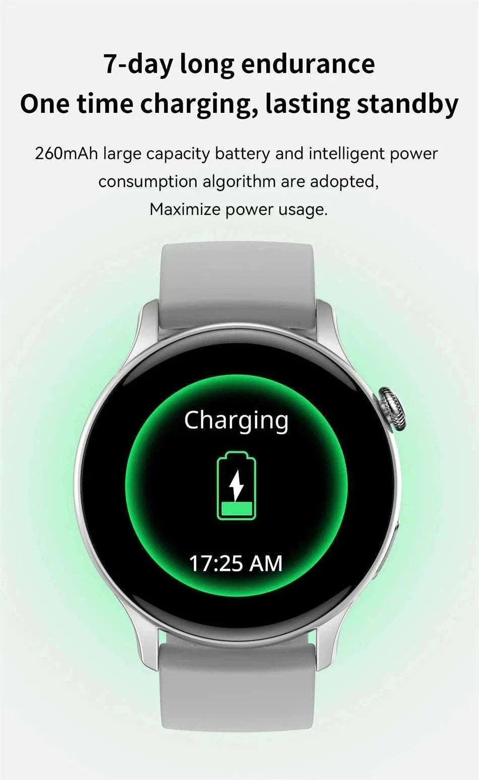 AMOLED Smart Watch with Bluetooth Calling & Fitness Tracking-Gold / Original AMOLED / China Mainland