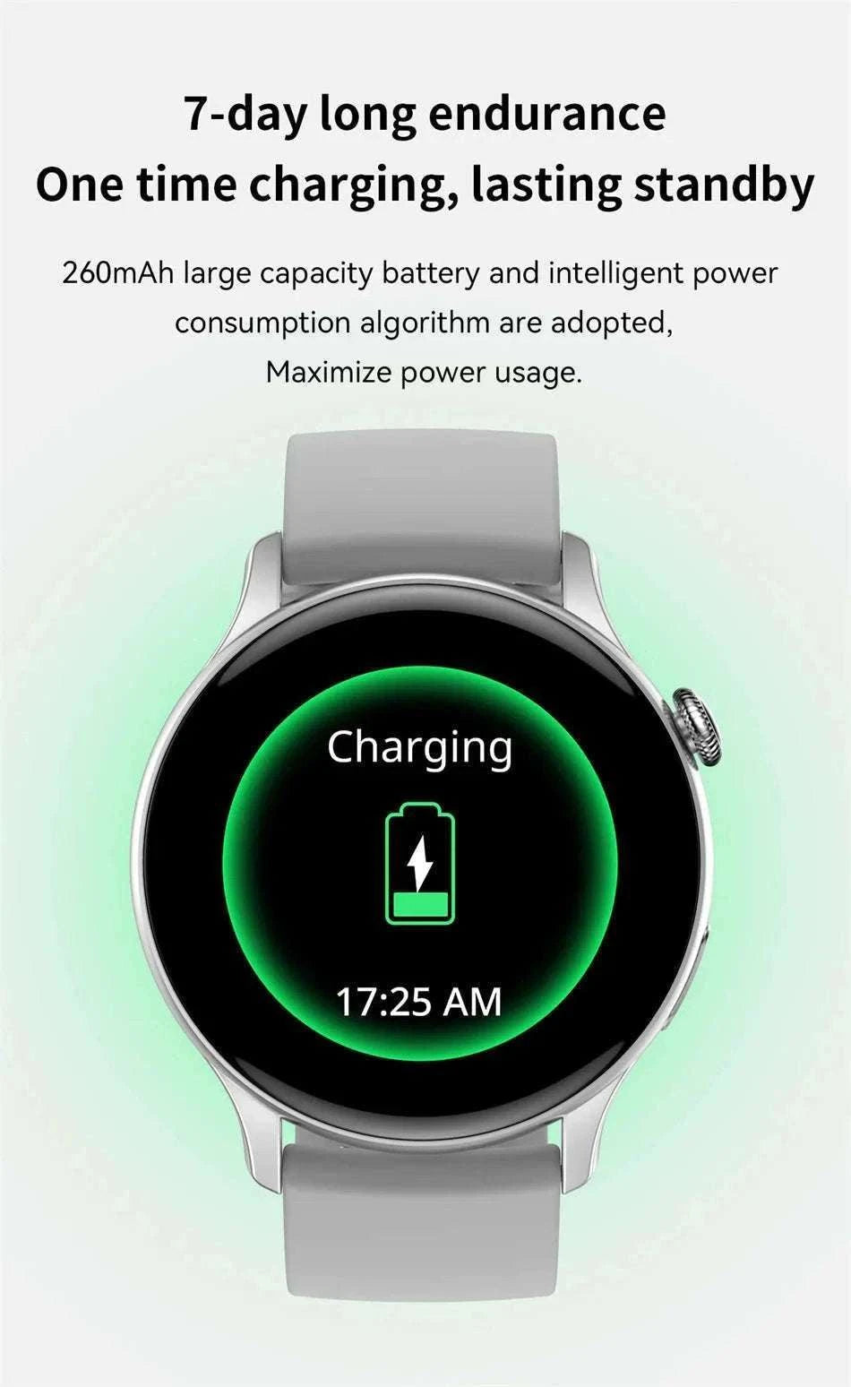 AMOLED Smart Watch with Bluetooth Calling & Fitness Tracking-Gold / Original AMOLED / China Mainland