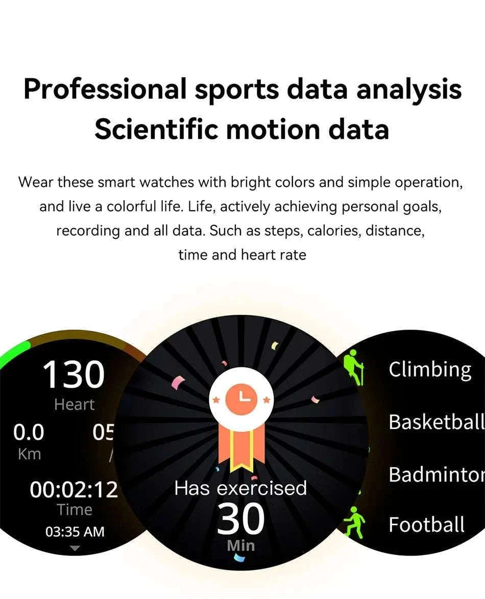 AMOLED Smart Watch with Bluetooth Calling & Fitness Tracking-Gold / Original AMOLED / China Mainland