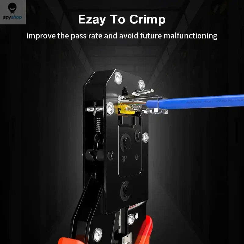 AMPCOM CAT6 RJ45 Connector – Gold‑Plated Plug for Reliable Ethernet Terminations-50U 2-piece / 10pcs