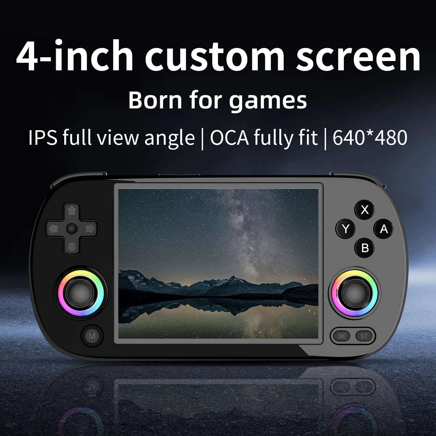 ANBERNIC RG40XX H Retro Handheld Console 4" IPS 5000+ Games-New Blue 64GB / United States