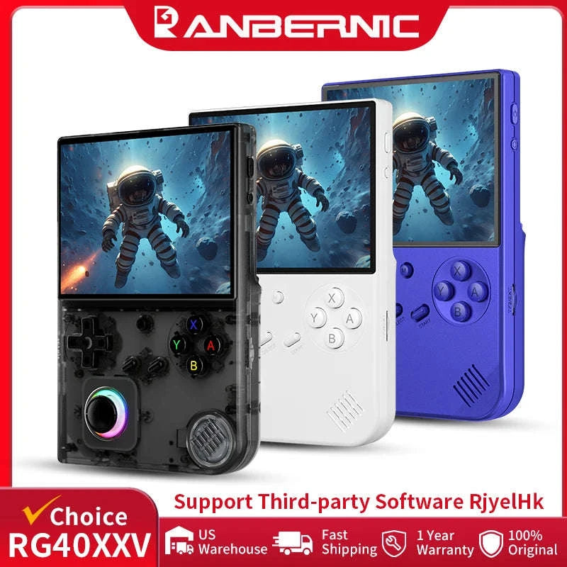 ANBERNIC RG40XXV Retro Handheld Console 4" IPS 4000 Games WiFi-Blue 64GB / United States