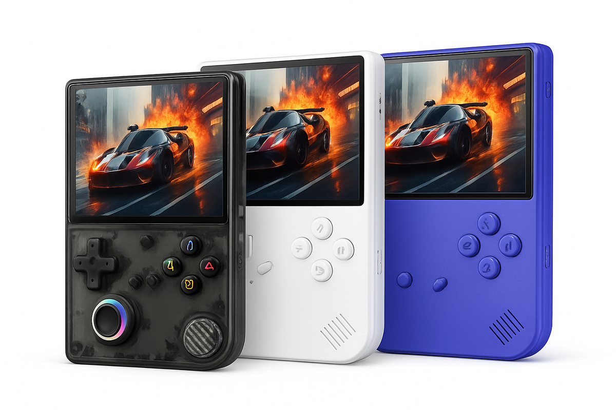 Anbernic RG40XXV, console portatile retrò da 4'' IPS, Linux, RGB, joystick, lettore video, supporta streaming 5G WiFi, output HD