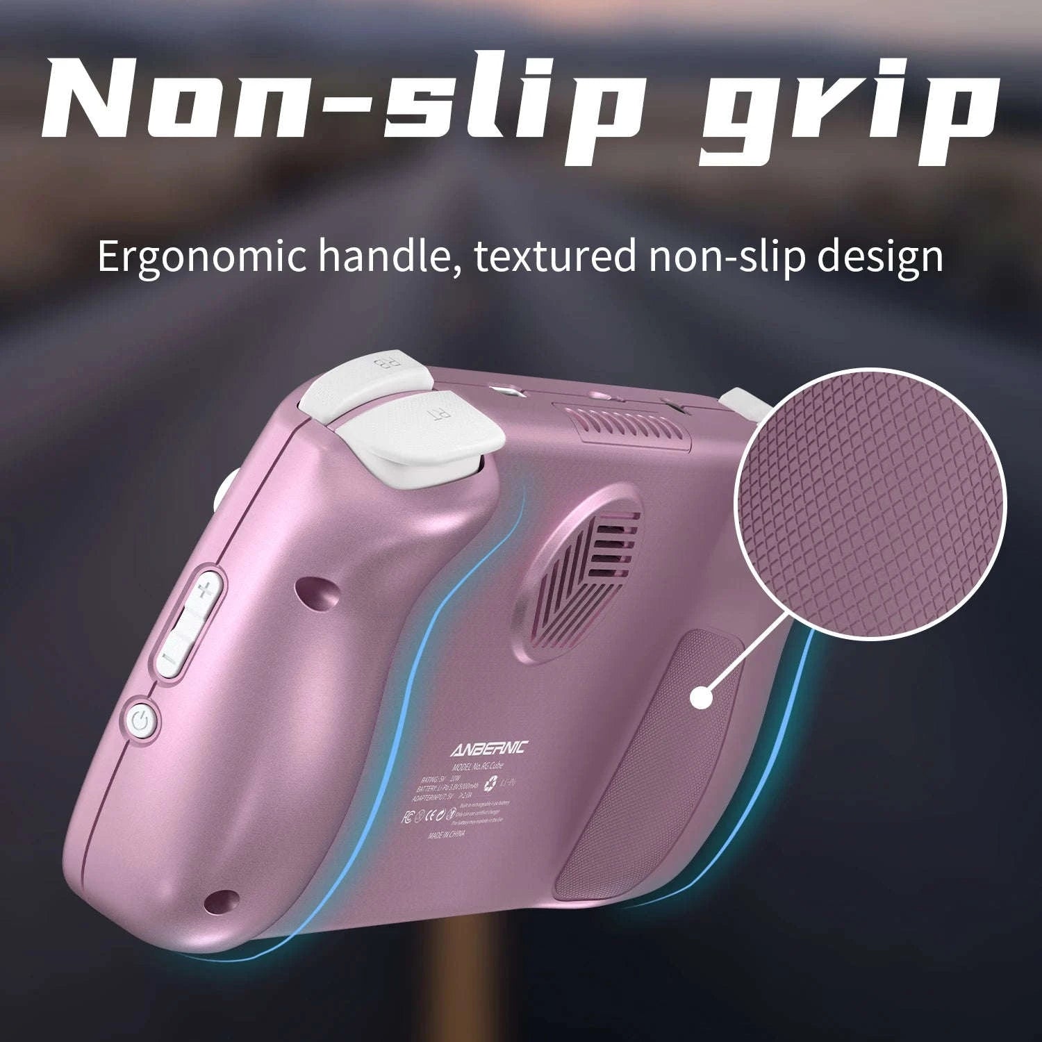 Anbernic RGCube Handheld Game Console-Radiant Purple / GERMANY / No Game Card