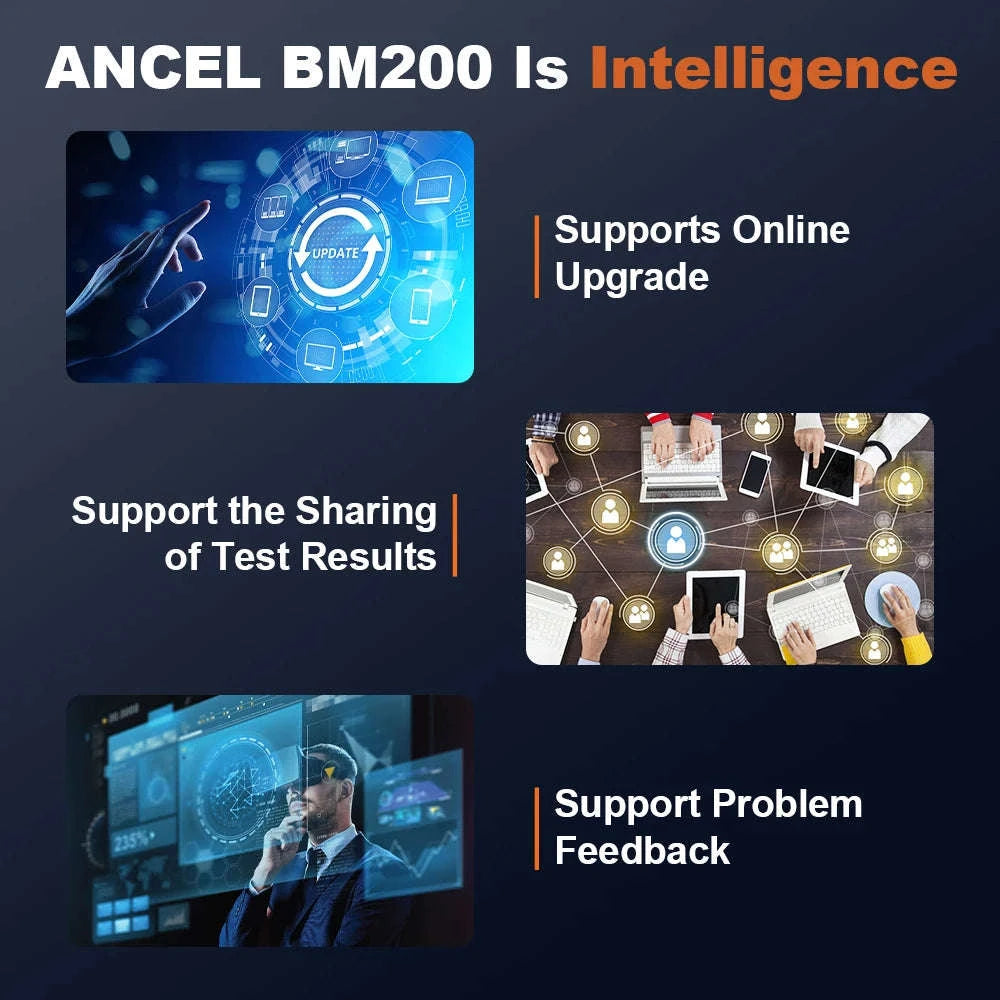 ANCEL BM200 12V Car Battery Monitor-green