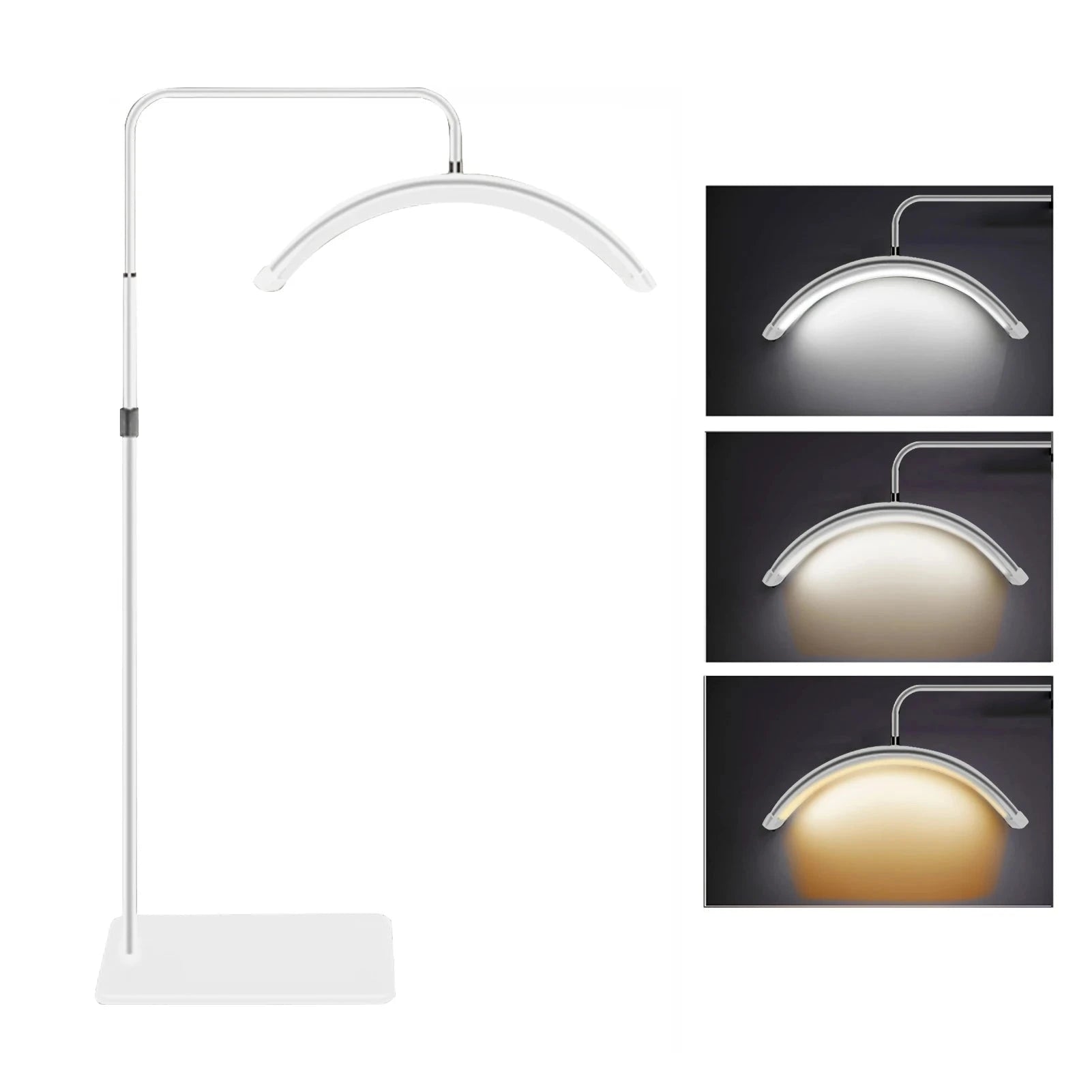 Andoer HD-M6X Half‑Moon Floor LED Video Light 36W-Black EU Plug / GERMANY