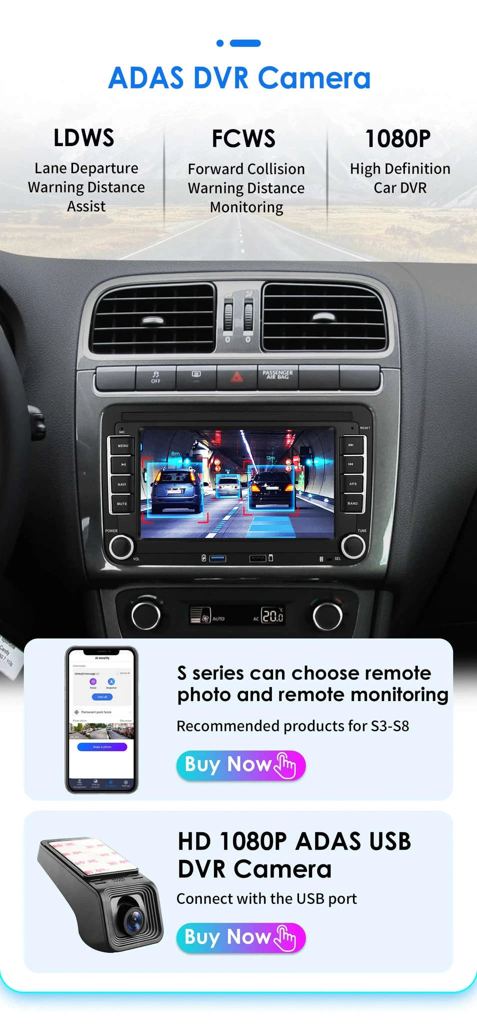 Android 13 Car Radio with CarPlay for Volkswagen Vehicles-B 1G 16G / france