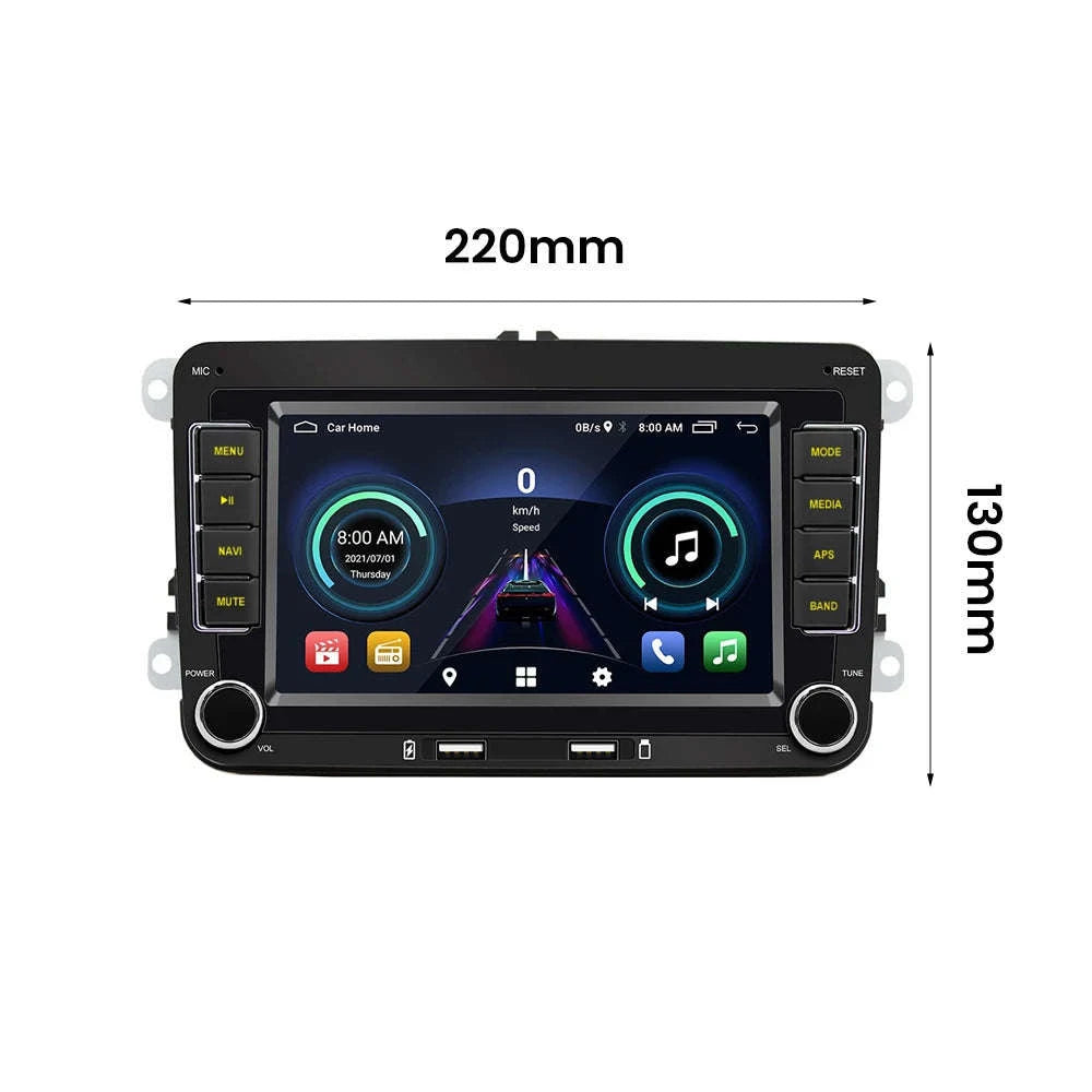 Android Car Radio CarPlay for VW Vehicles 7" Multimedia System-Base 2-32G / france