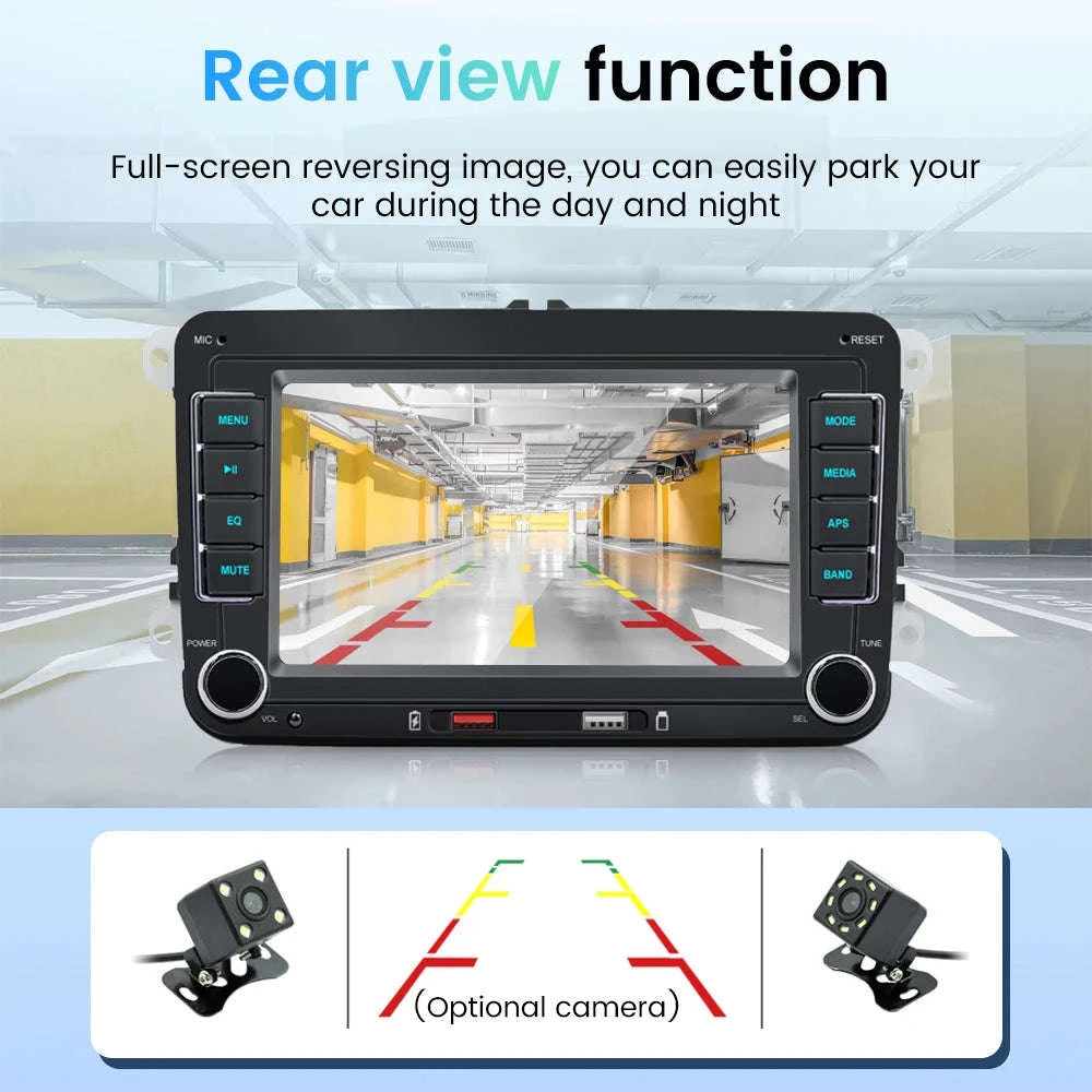Android Car Radio CarPlay for VW Vehicles 7" Multimedia System-Base 2-32G / france