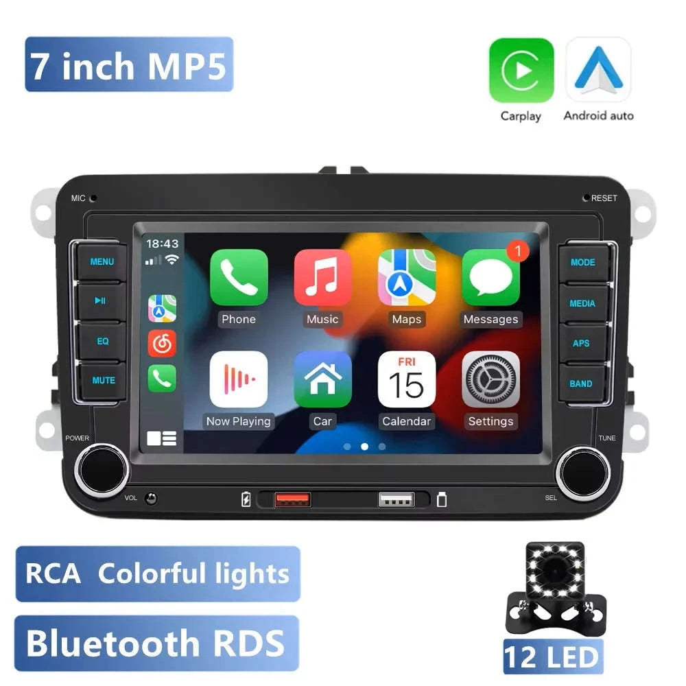 Android Car Radio CarPlay for VW Vehicles 7" Multimedia System-Base 2-32G / france
