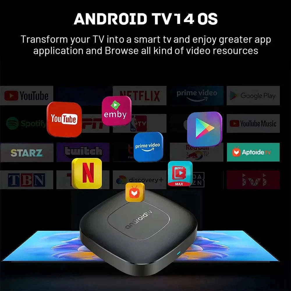 Android TV Box T1 4K HDR10+ Streaming Media Player-T1 2G16G IR Remote