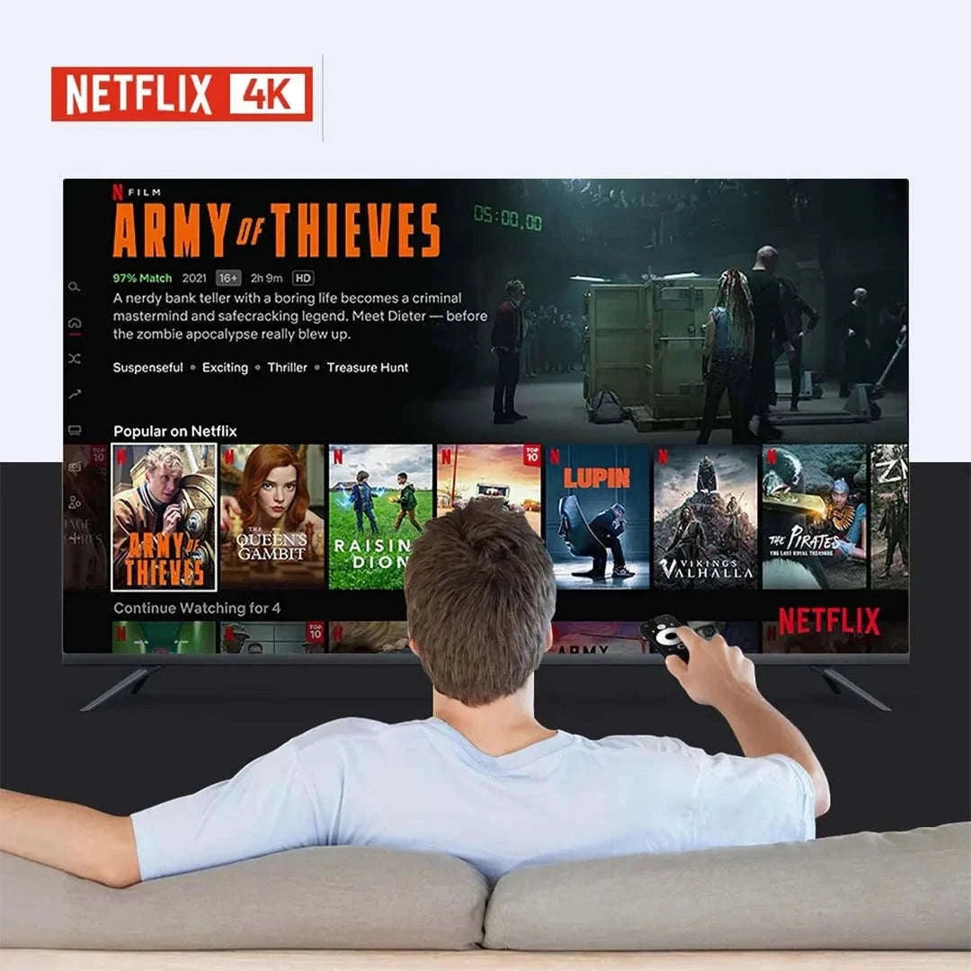 Android TV Box T1 4K HDR10+ Streaming Media Player-T1 2G16G IR Remote