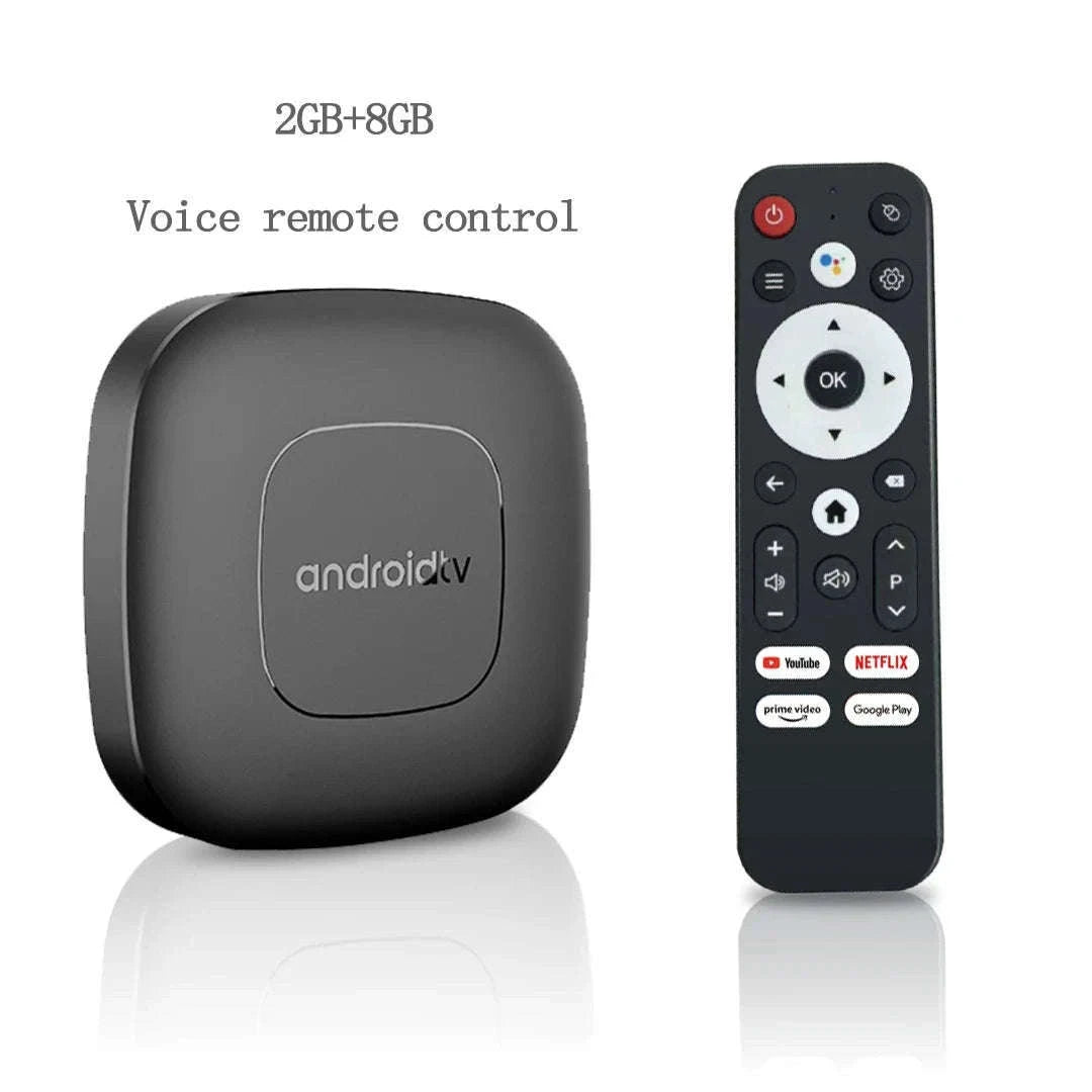 Android TV Box T1 4K HDR10+ Streaming Media Player-T1 2G16G IR Remote