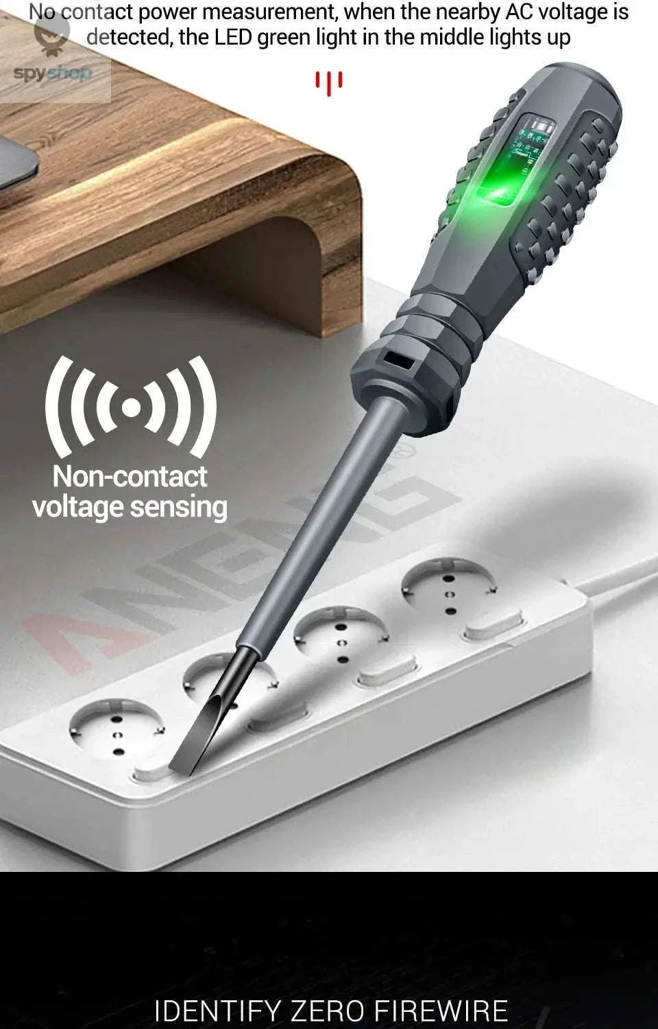 ANENG B05 Electrician Tester Pen with LED and Bits-B05 cross