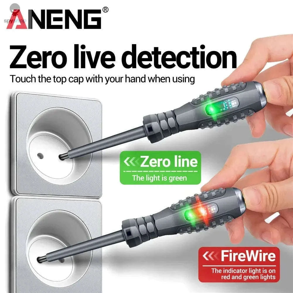ANENG B05 Electrician Tester Pen with LED and Bits-B05 cross