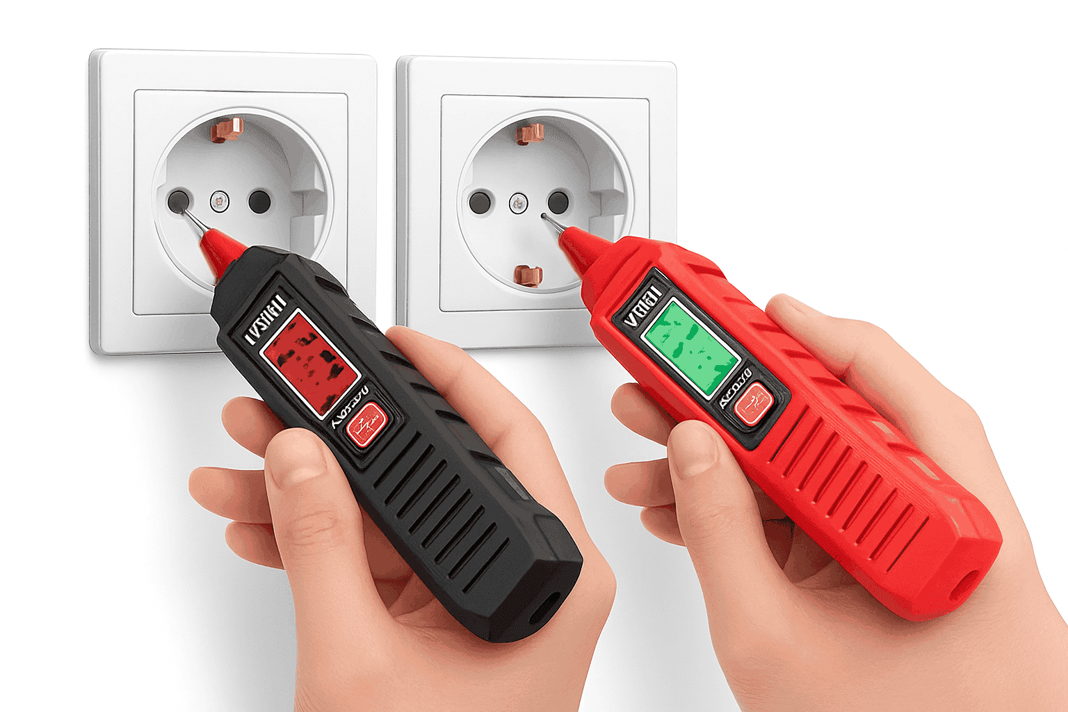 ANENG VD807 Smart Voltage Tester Pen for Safe AC Checks-VD807 red