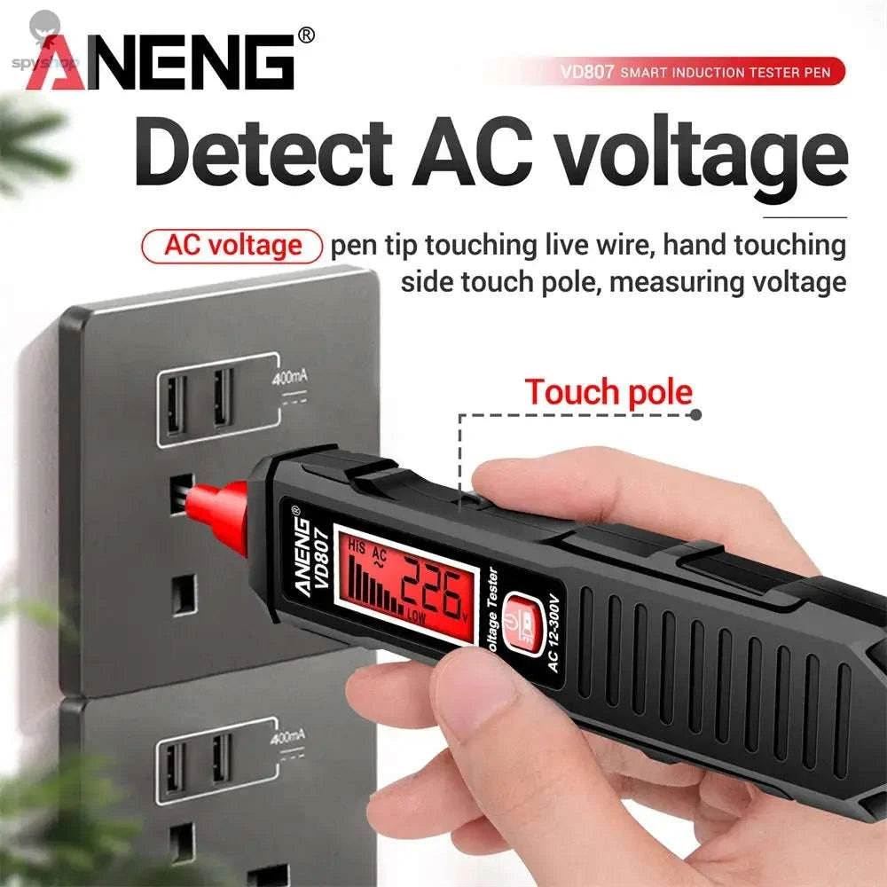 ANENG VD807 Smart Voltage Tester Pen-VD807 red