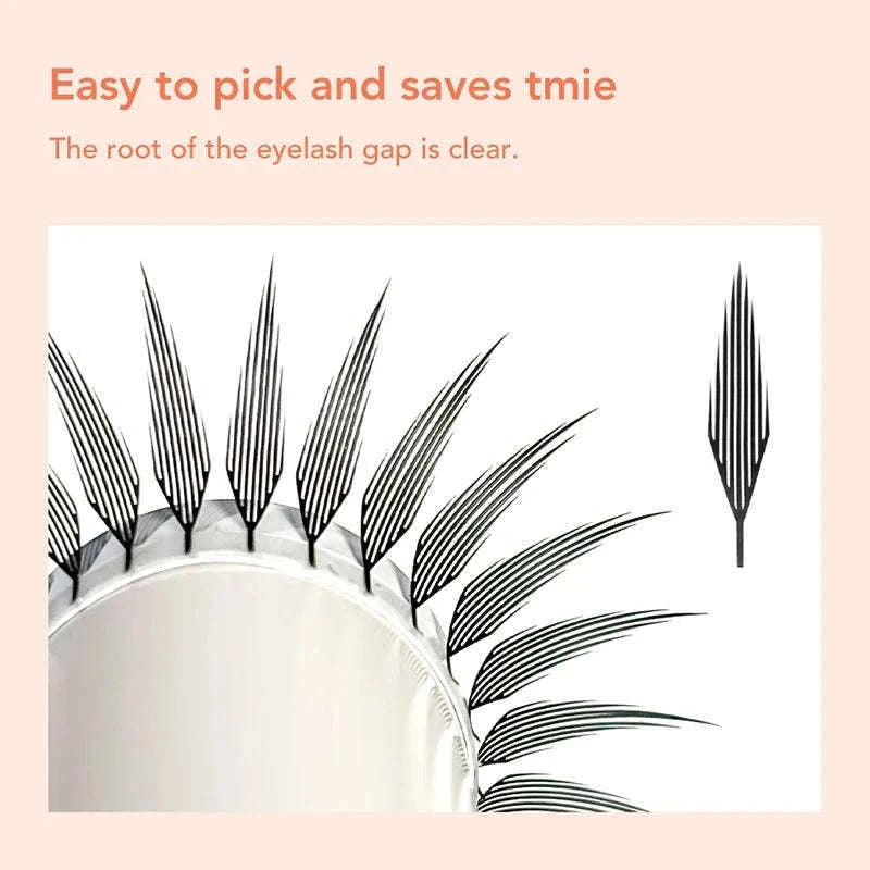 Anime Eyelash Extensions for Manga-Inspired Eye Looks-A COMIC EYELASH / D / 0.05mm|9-15 Mix|CHINA