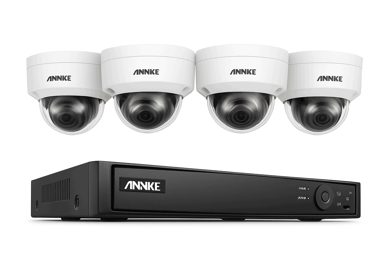 ANNKE 12MP 4-Camera PoE Security Camera Kit with 8CH NVR-CZECH REPUBLIC / 1T