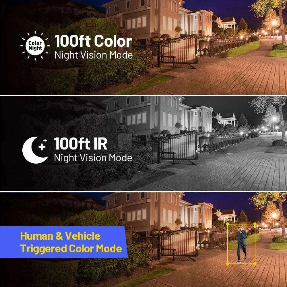 ANNKE 12MP Outdoor PoE Security Camera with Smart Dual Light-2pcs Dome / Australia