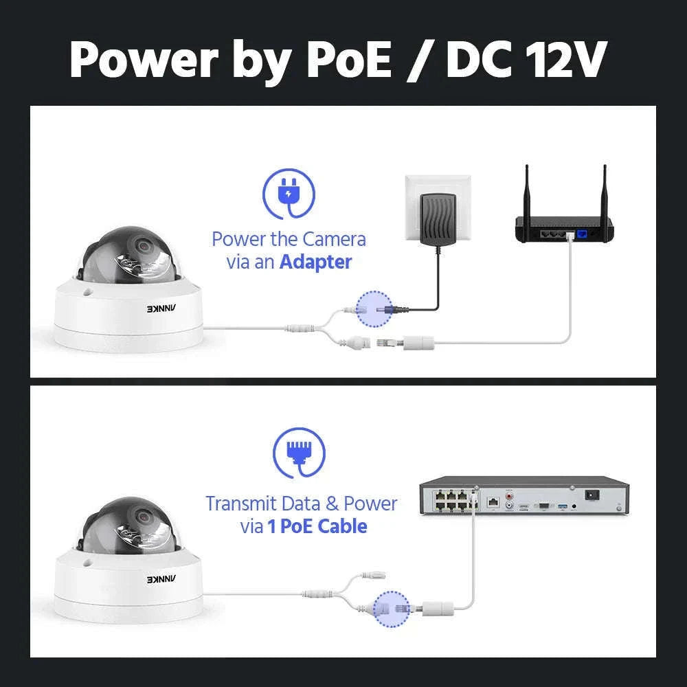 ANNKE 12MP PoE Outdoor Security Camera with Dual Light-United Kingdom