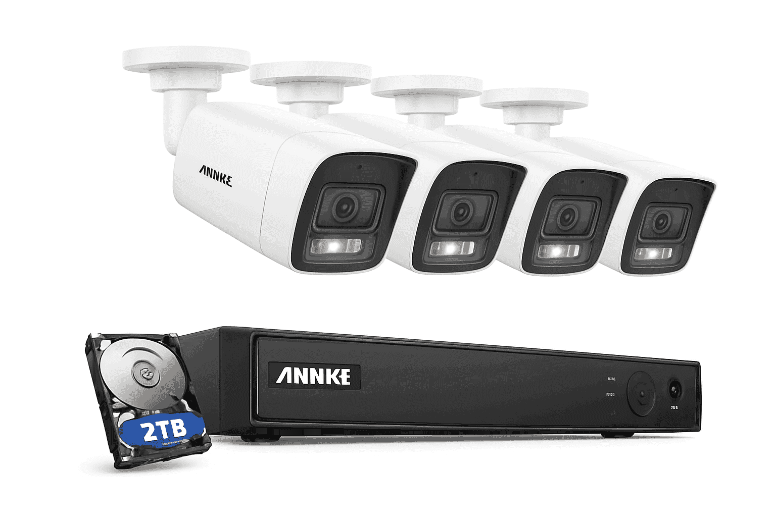 ANNKE 12MP PoE Security Camera System with 8CH NVR-8CH With 4pcs cam / CZECH REPUBLIC / None