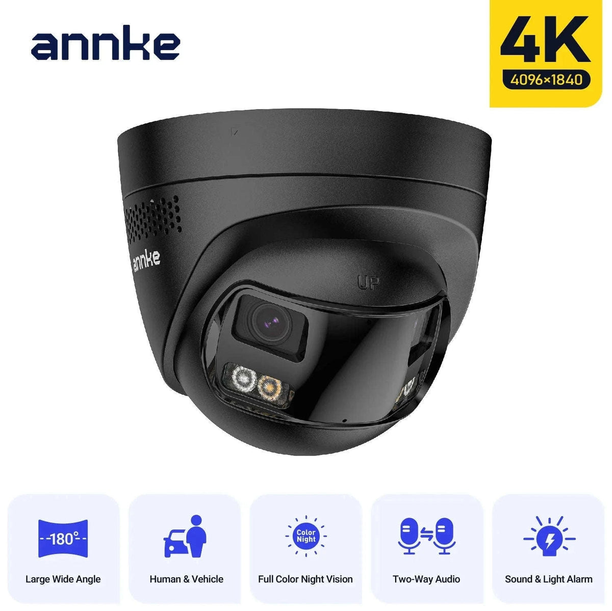 ANNKE 180° 8MP Dual Lens PoE Outdoor Security Camera-I51DW / United States