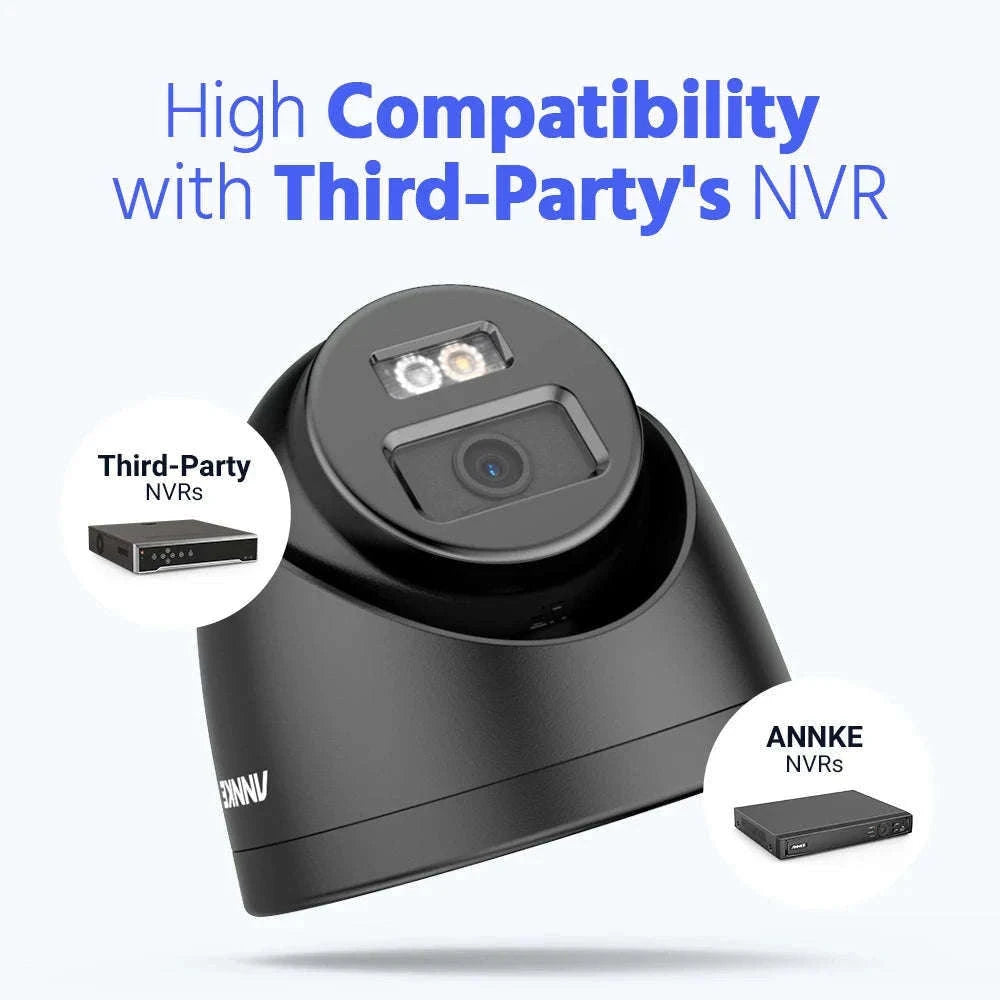 ANNKE 3K 5MP PoE Security Camera System with 8CH NVR-4pcs camera / spain / 1T