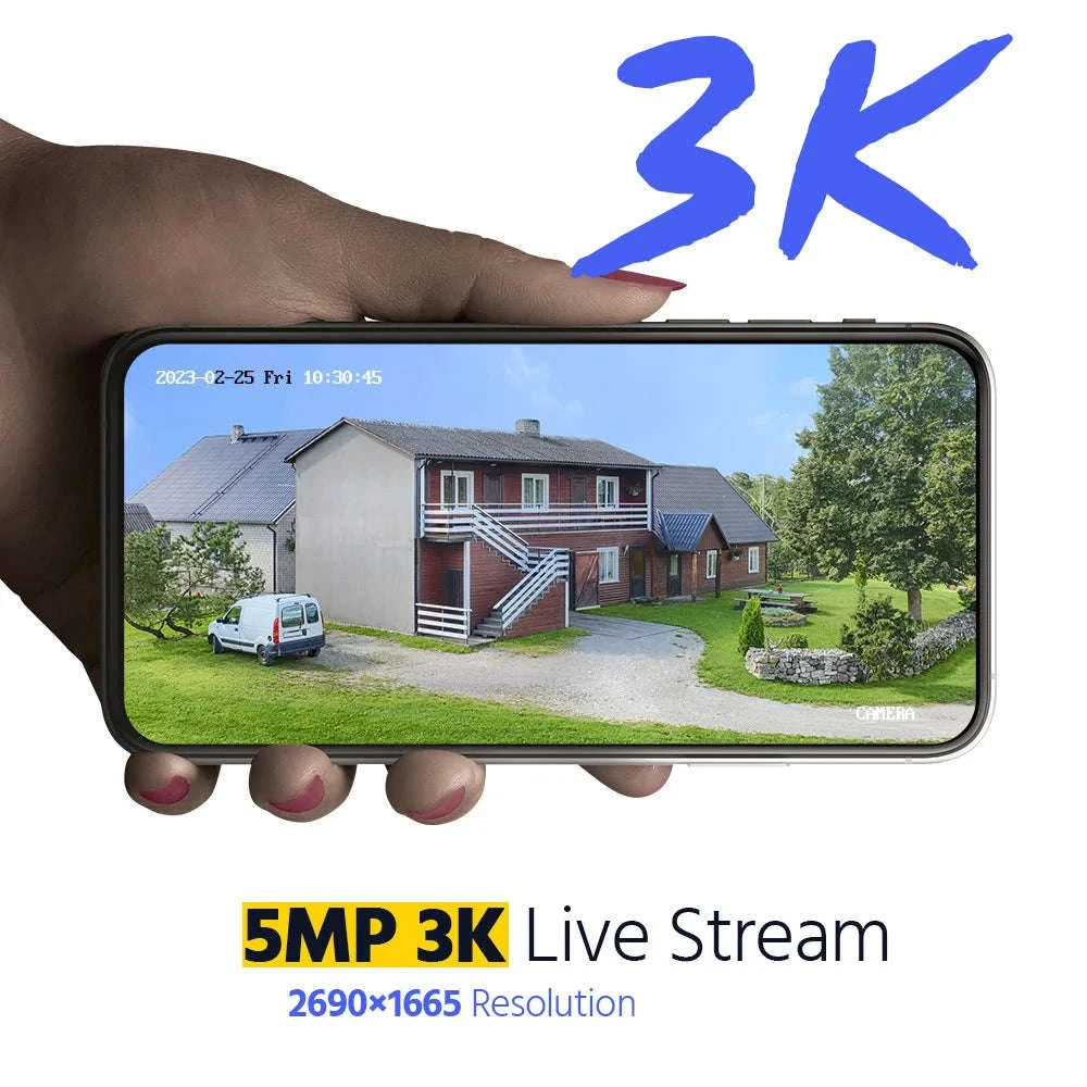 ANNKE 3K IP67 Weatherproof Security Camera with Two-Way Audio-1 Pcs / spain