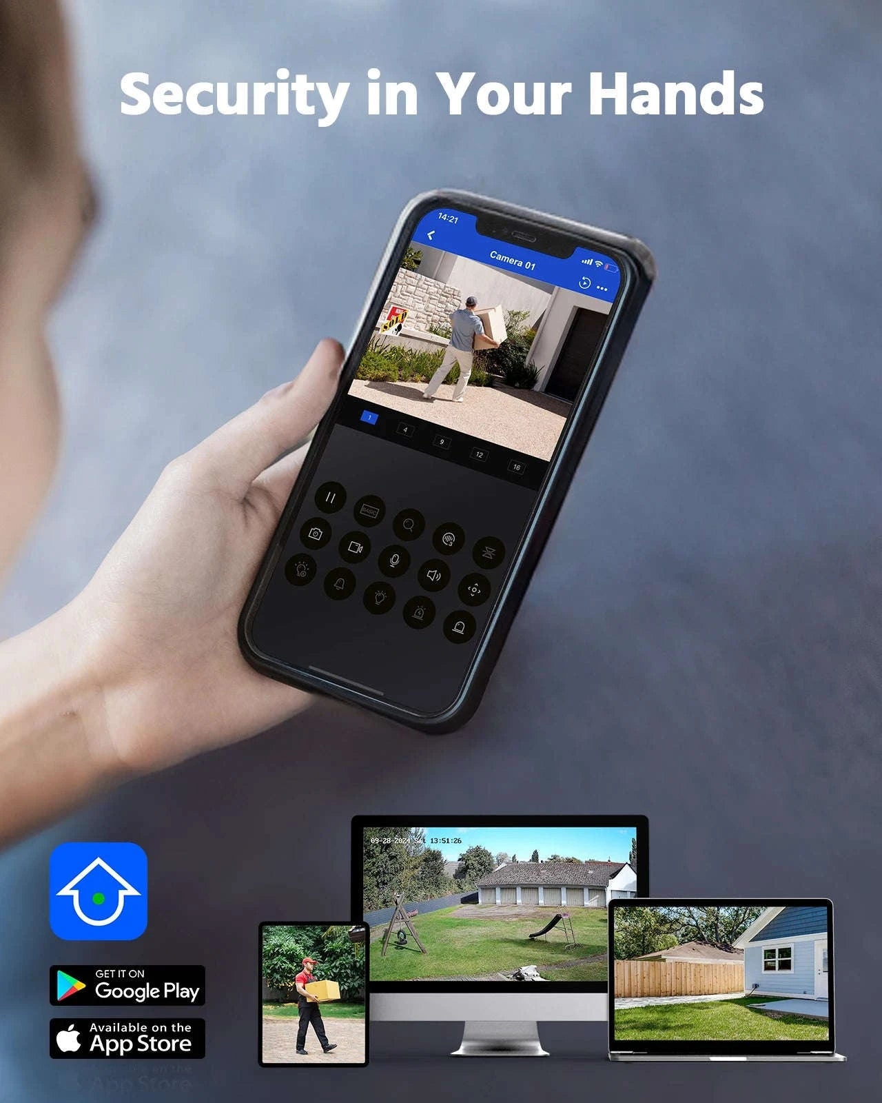 ANNKE 4-Camera 1080P Security Camera System with Human Detection-None / United Kingdom