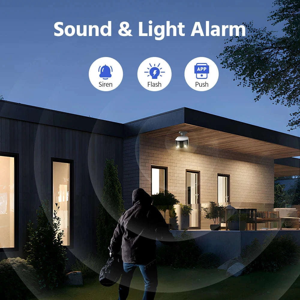ANNKE 4K 8MP PoE Dual Lens 180° Outdoor Surveillance Camera-United Kingdom