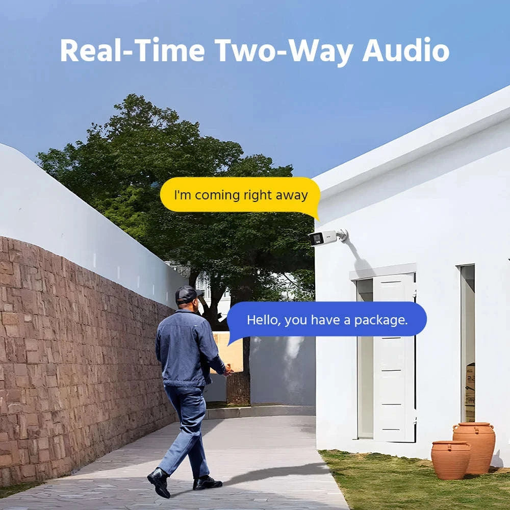 ANNKE 4K 8MP PoE Dual Lens 180° Outdoor Surveillance Camera-United Kingdom