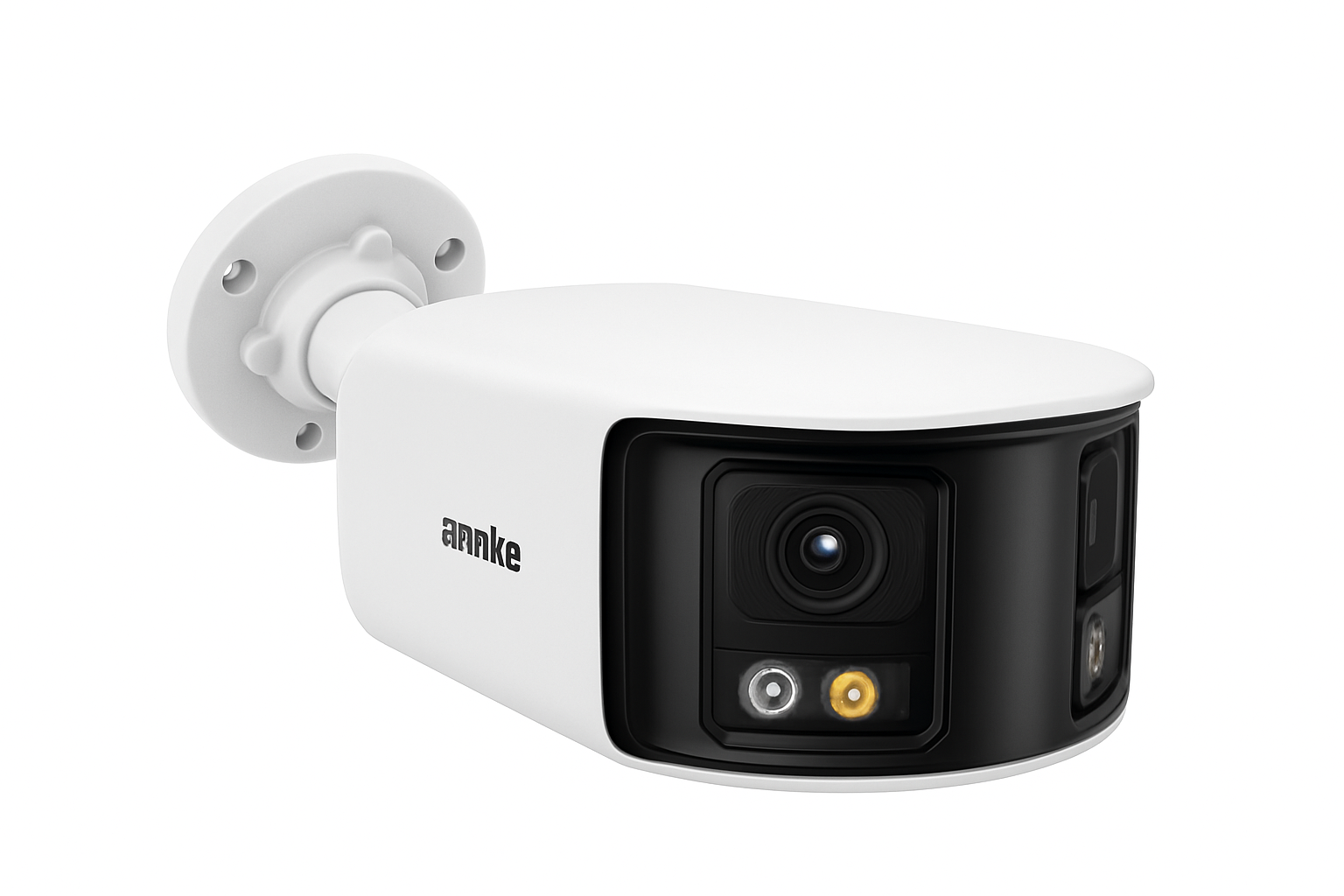 كاميرا مراقبة خارجية ANNKE بدقة 4K 8 ميجابكسل مع عدستين وPoE بزاوية 180°