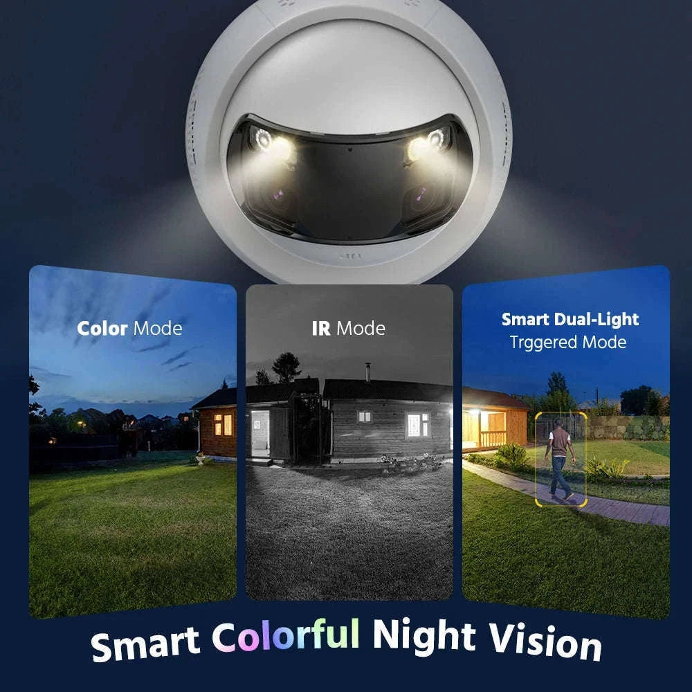 ANNKE 4K Outdoor Dual-Lens Security Camera System, 180° View-8pcs With NVR / CZECH REPUBLIC / 1T