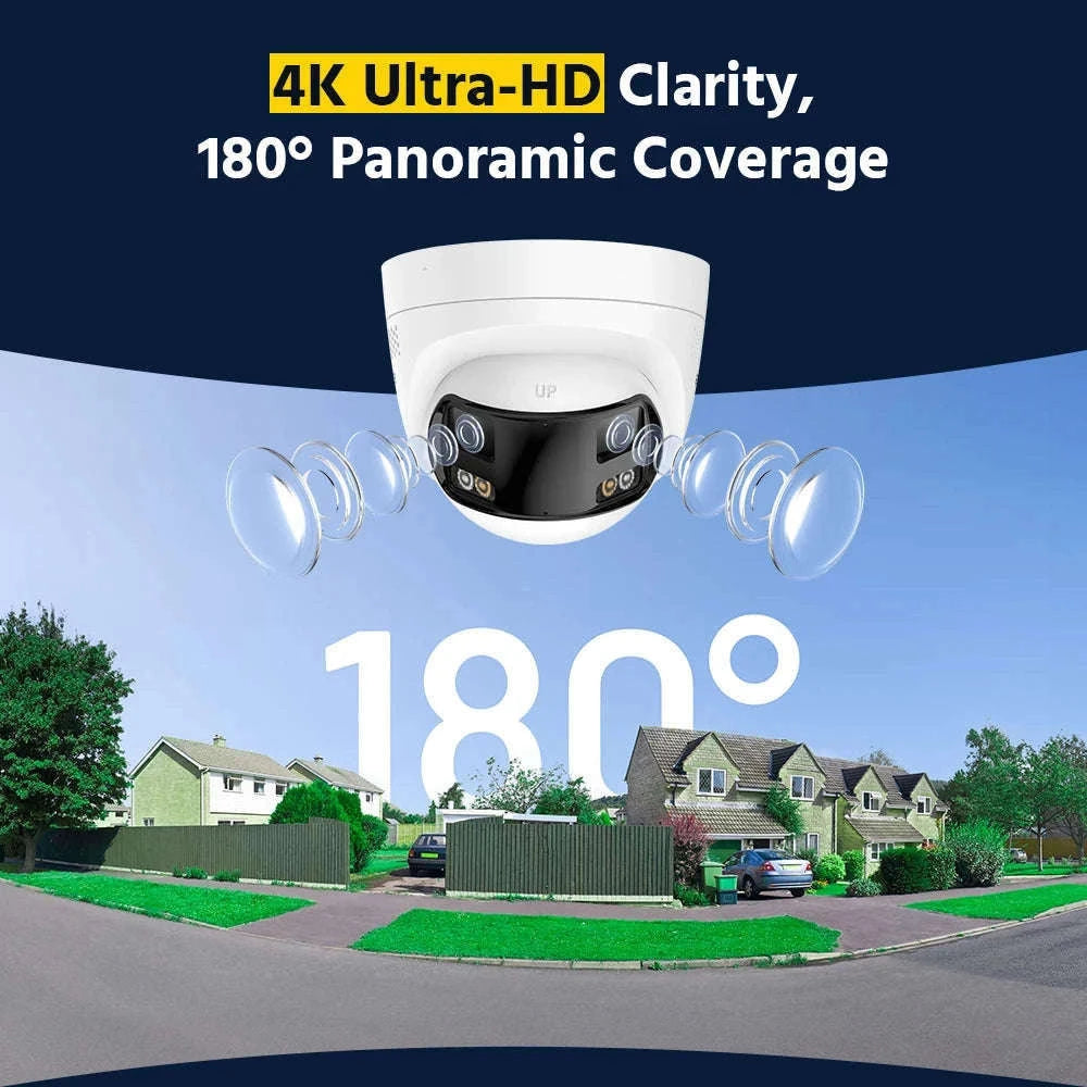 ANNKE 4K Outdoor Dual-Lens Security Camera System, 180° View-8pcs With NVR / CZECH REPUBLIC / 1T