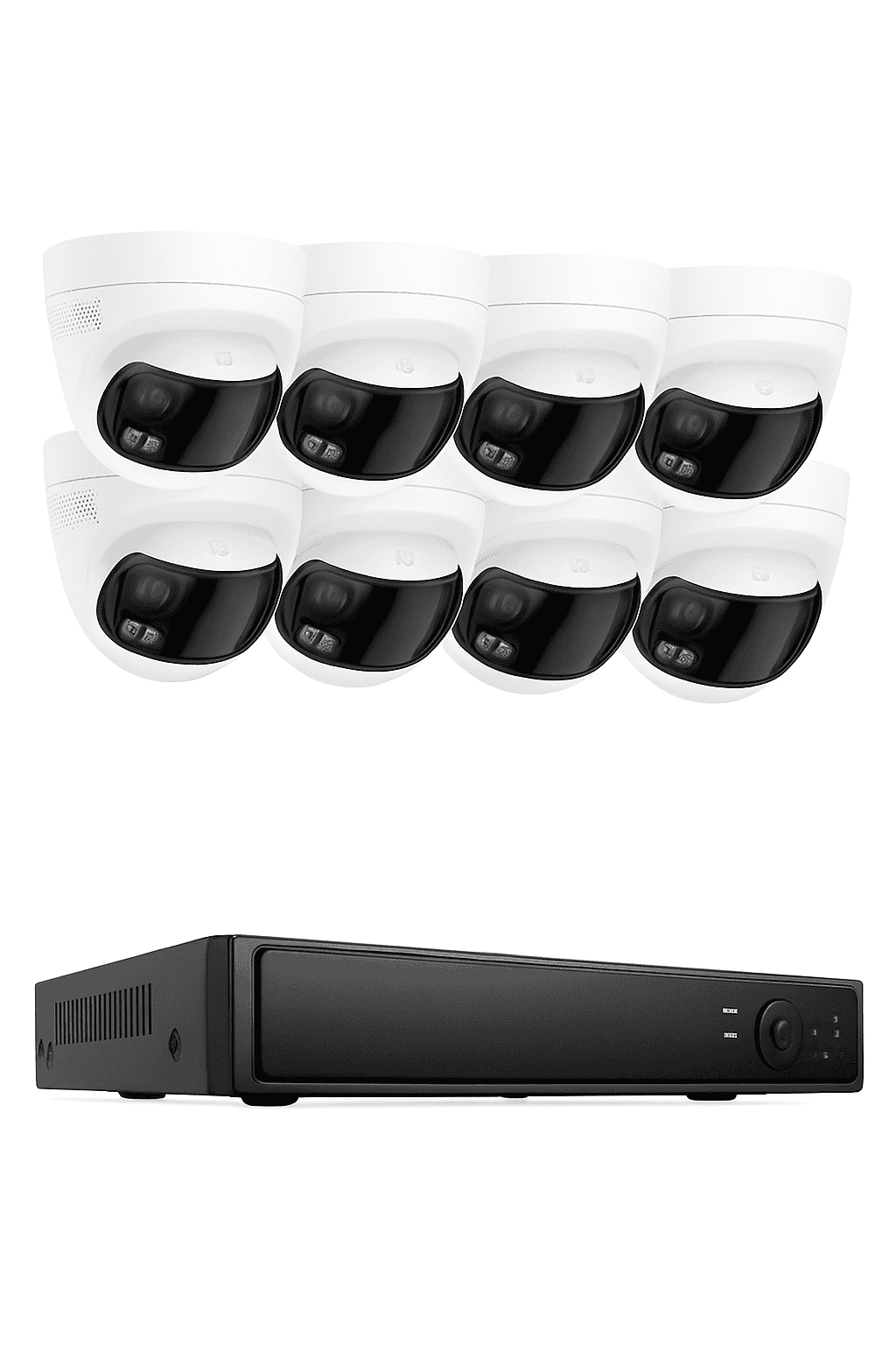 ANNKE 4K Outdoor Dual-Lens Security Camera System, 180° View-8pcs With NVR / CZECH REPUBLIC / 1T