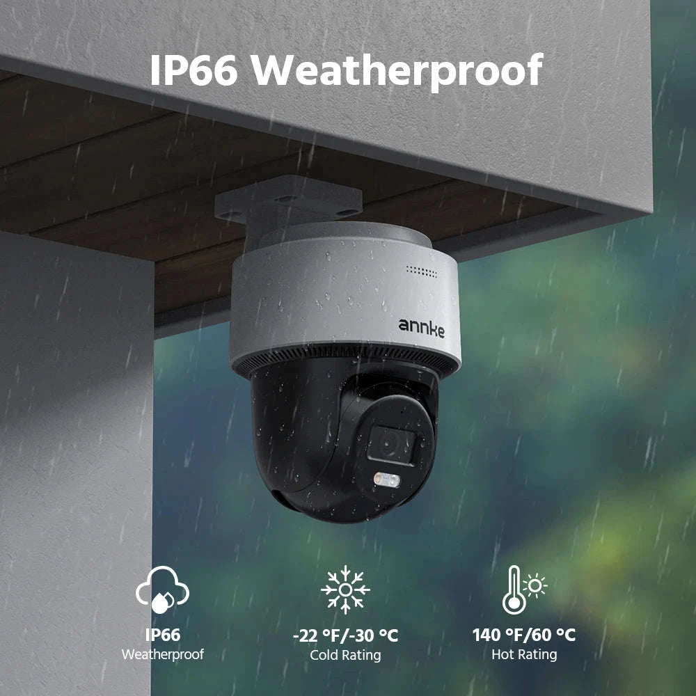ANNKE 4K PoE PT Security Camera with Color Night Vision-CZECH REPUBLIC