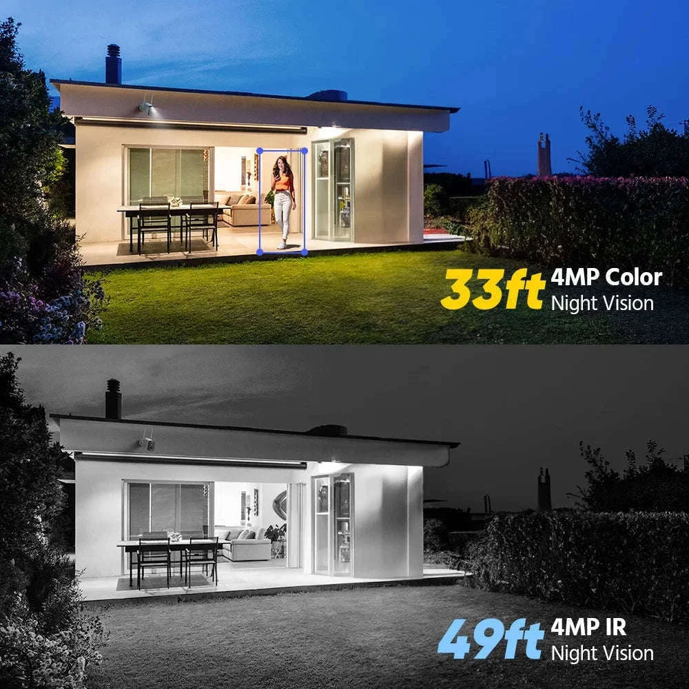 ANNKE 4MP Solar Wireless Outdoor Security Camera with Color Night Vision-spain