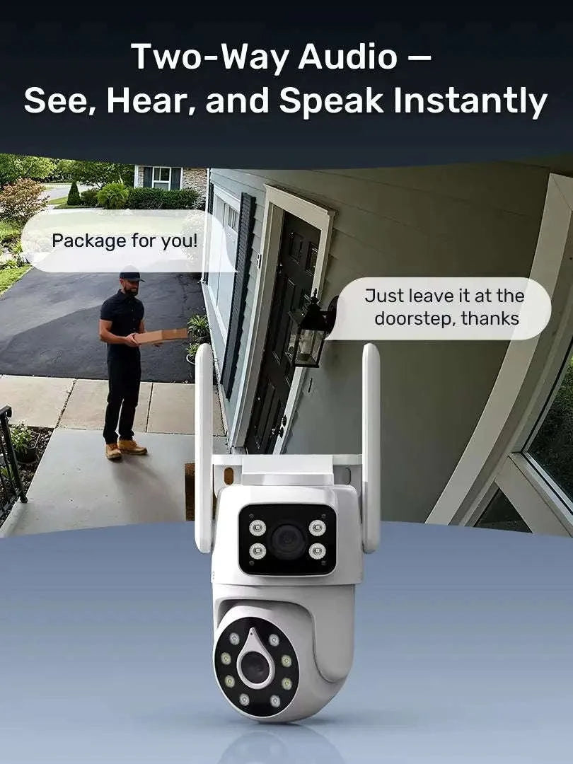ANNKE 4MP WiFi Dual Lens Security Camera System Kit-No HDD / United States