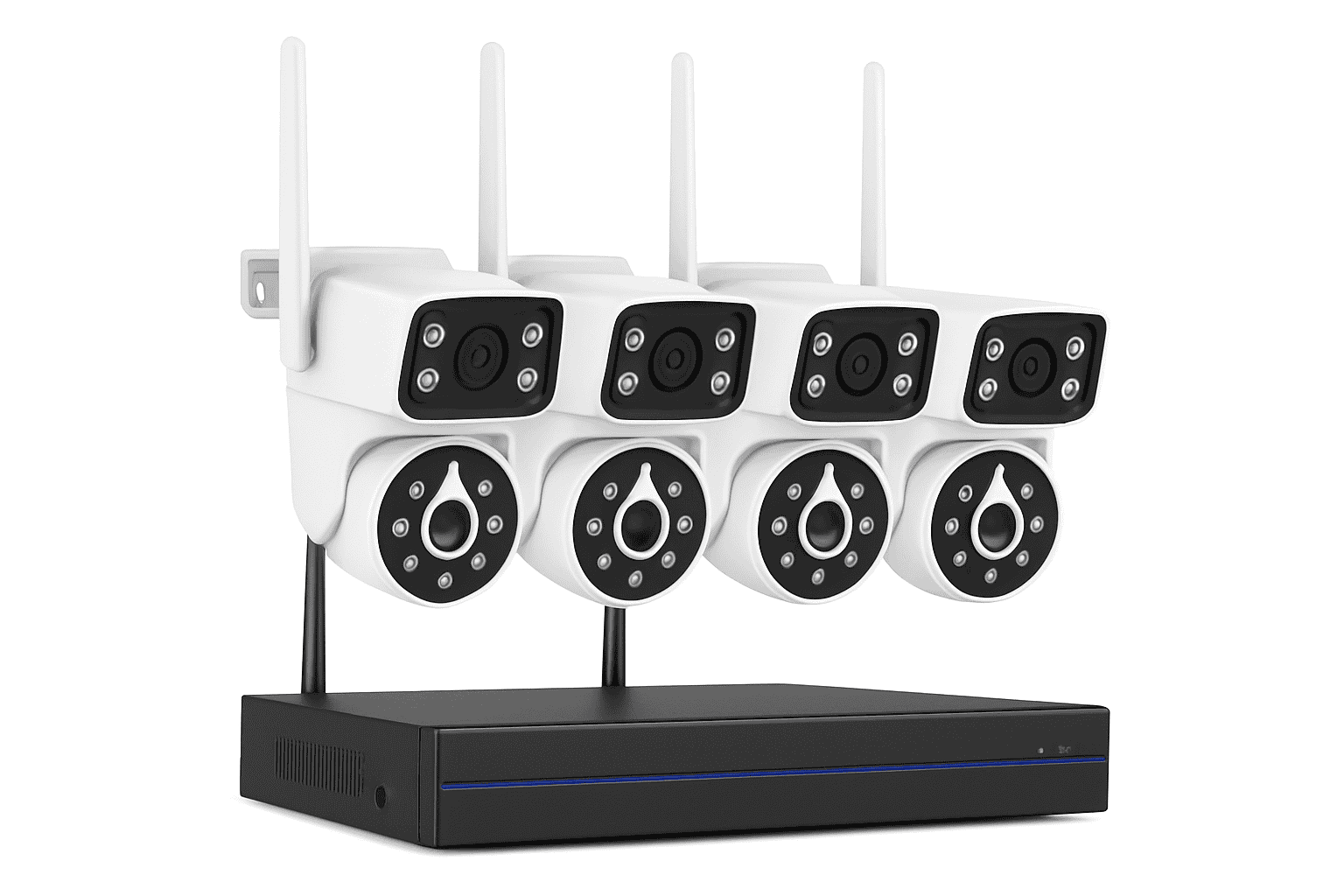 ANNKE 4MP WiFi Dual Lens Security Camera System Kit-No HDD / United States