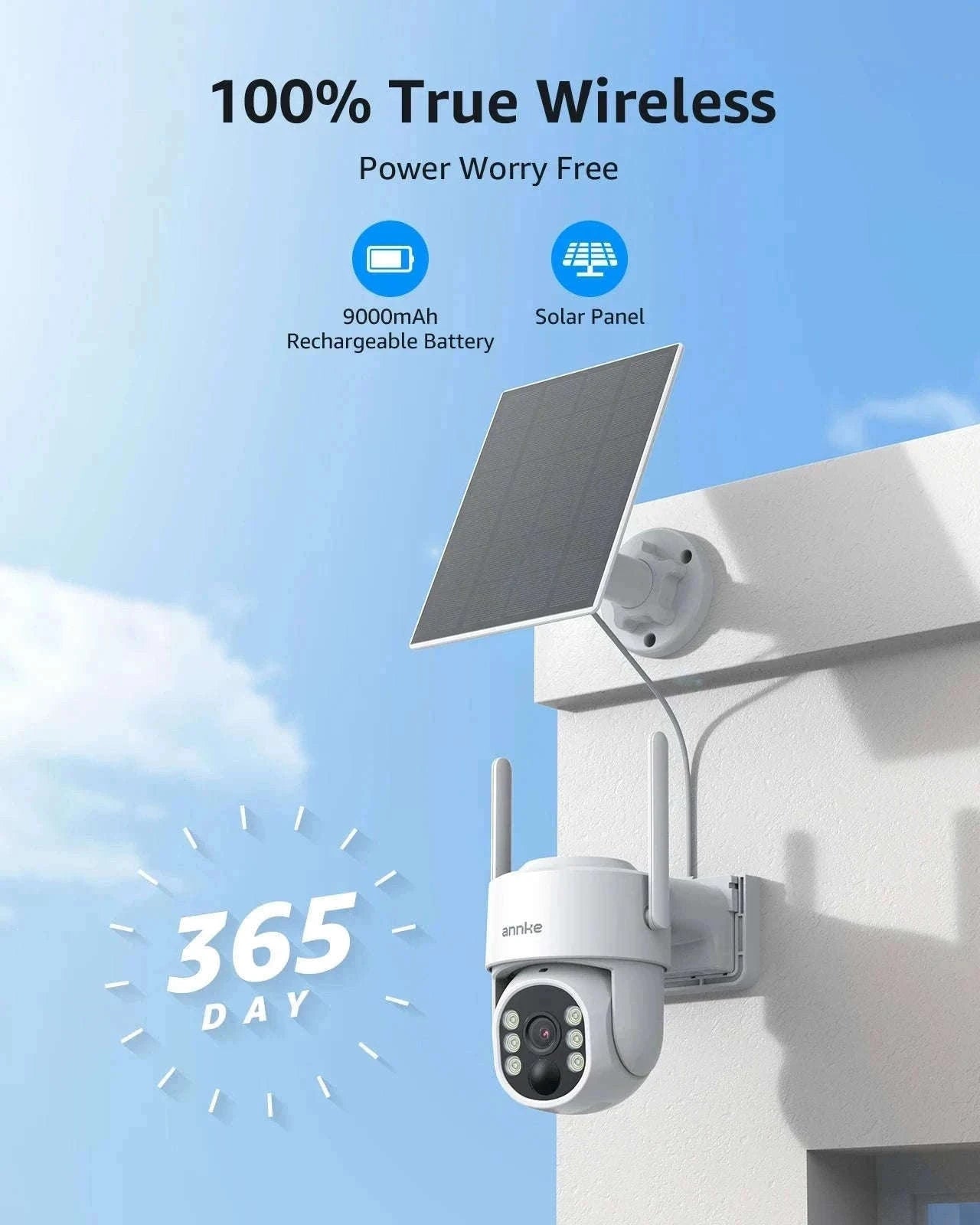 ANNKE 4MP Wireless CCTV Security System with 7" Monitor-spain