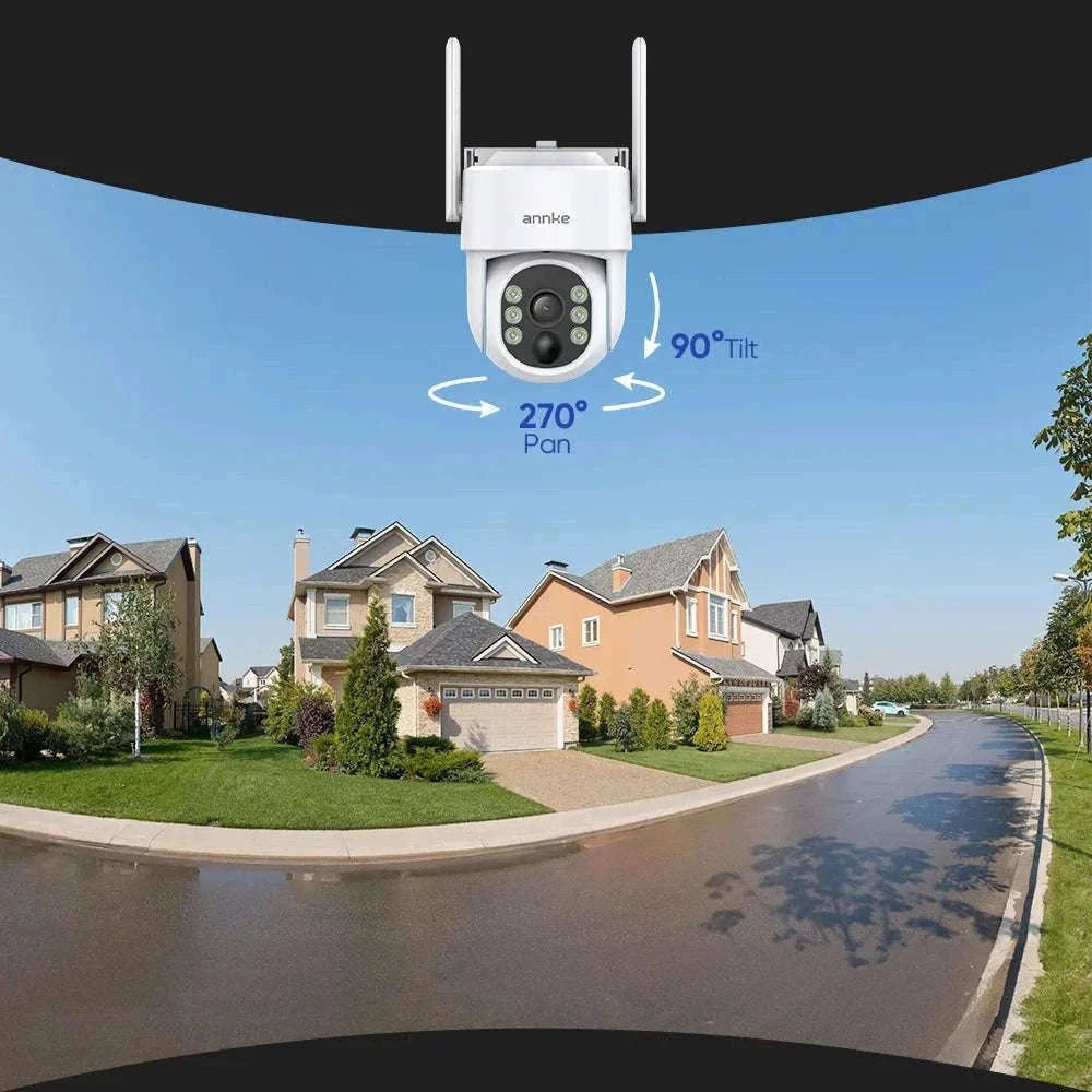 ANNKE 4MP Wireless CCTV Security System with 7" Monitor-spain