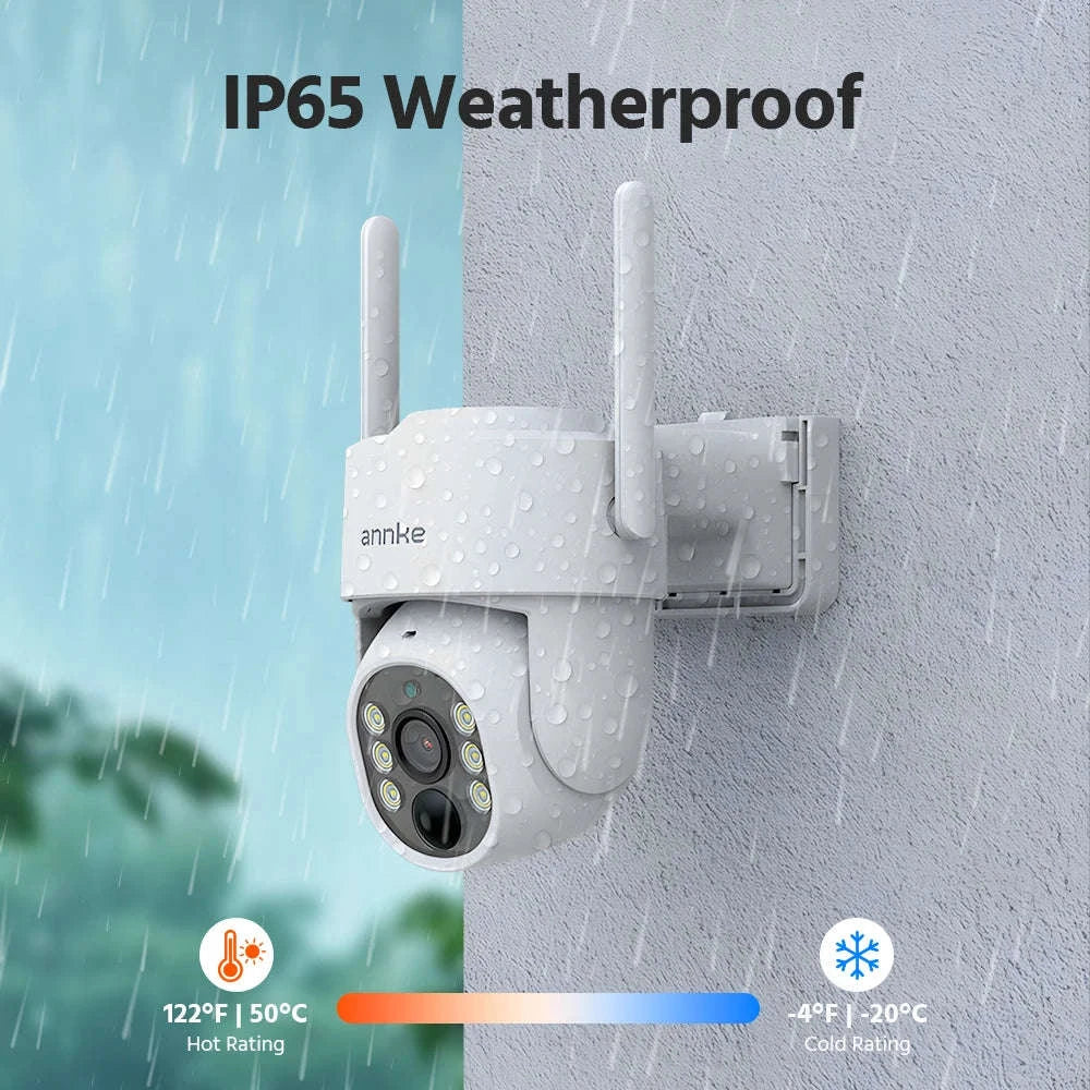 ANNKE 4MP Wireless Security Camera System with Solar Power-No SD Card / United States