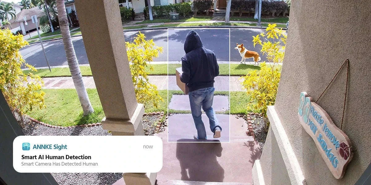 ANNKE 4MP Wireless Solar WiFi Security Camera System, 4 Pack-No Card / CZECH REPUBLIC