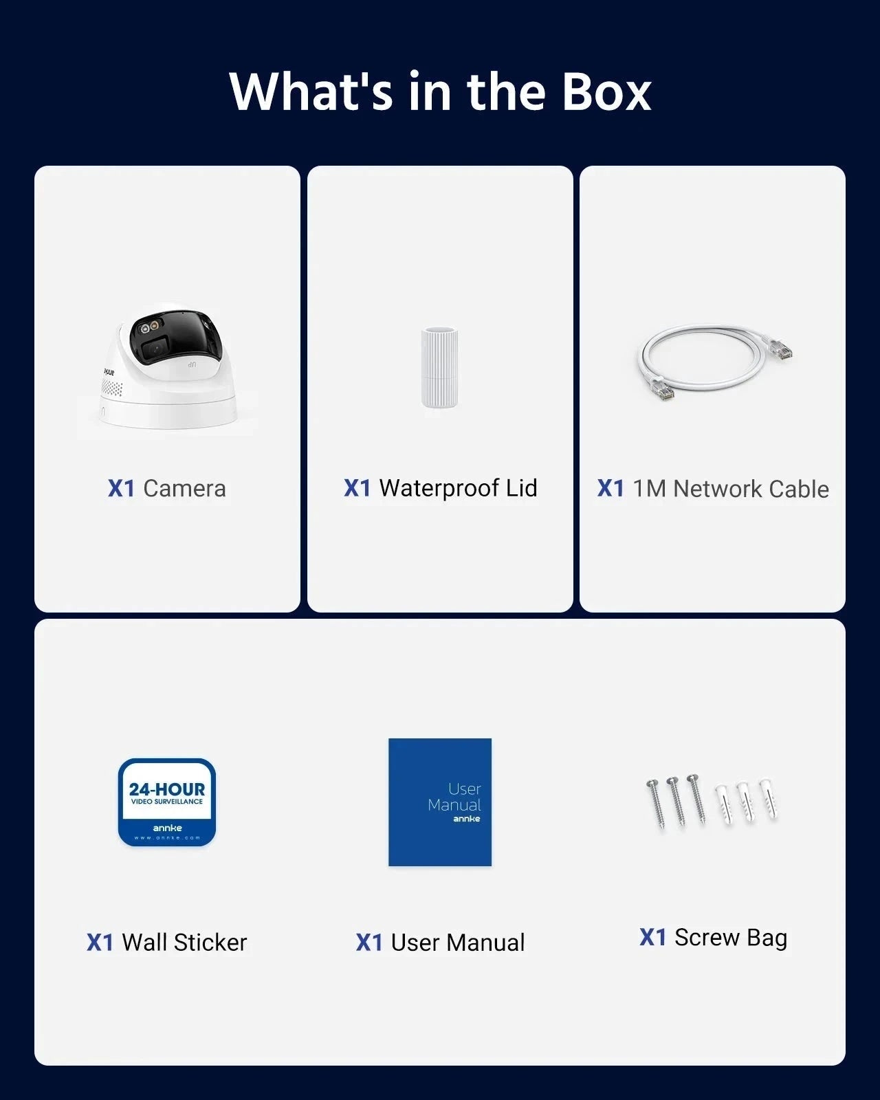 ANNKE 6MP Dual Lens 180° Wide View Outdoor Security Camera-6MP Camera I51DX / CZECH REPUBLIC