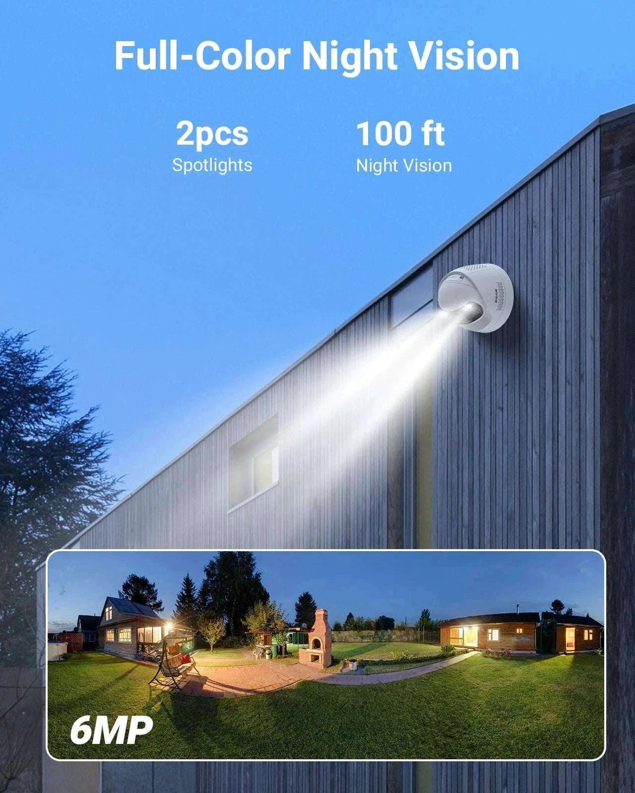 ANNKE 6MP Dual Lens 180° Wide View Outdoor Security Camera-6MP Camera I51DX / CZECH REPUBLIC