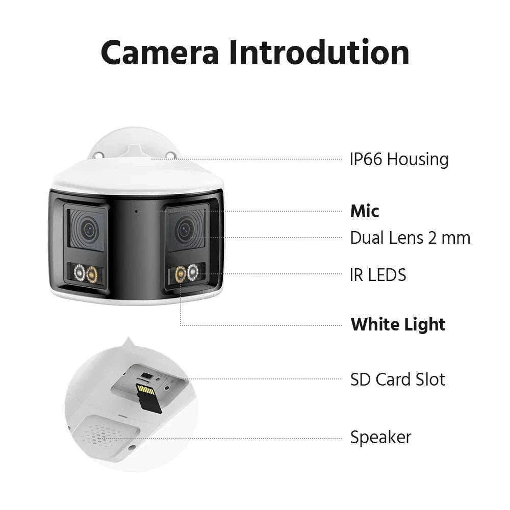 ANNKE 6MP Dual Lens 180° Wide View Outdoor Security Camera-6MP Camera I51DX / CZECH REPUBLIC